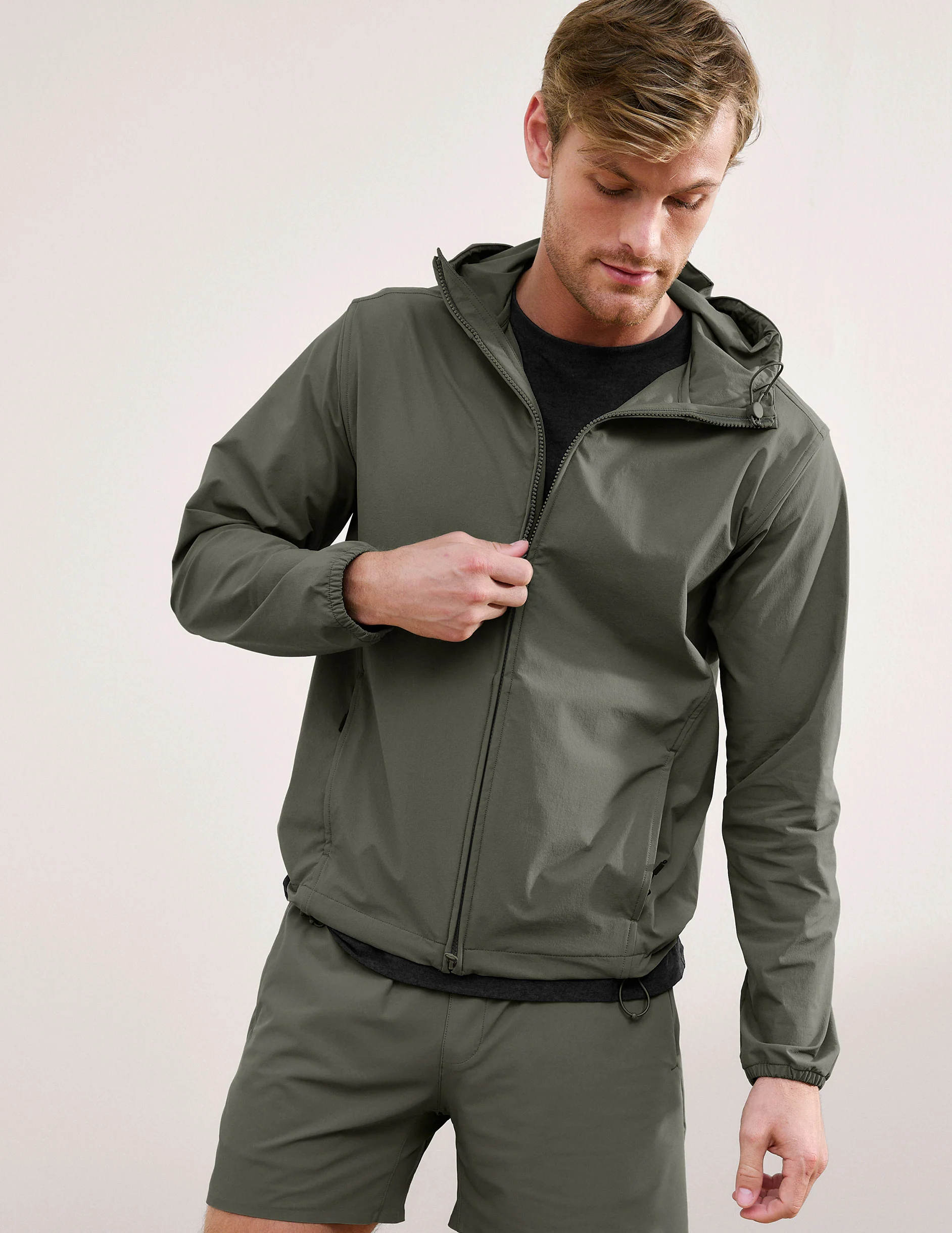 AirLite Men's Hooded Full Zip Jacket - Image 3