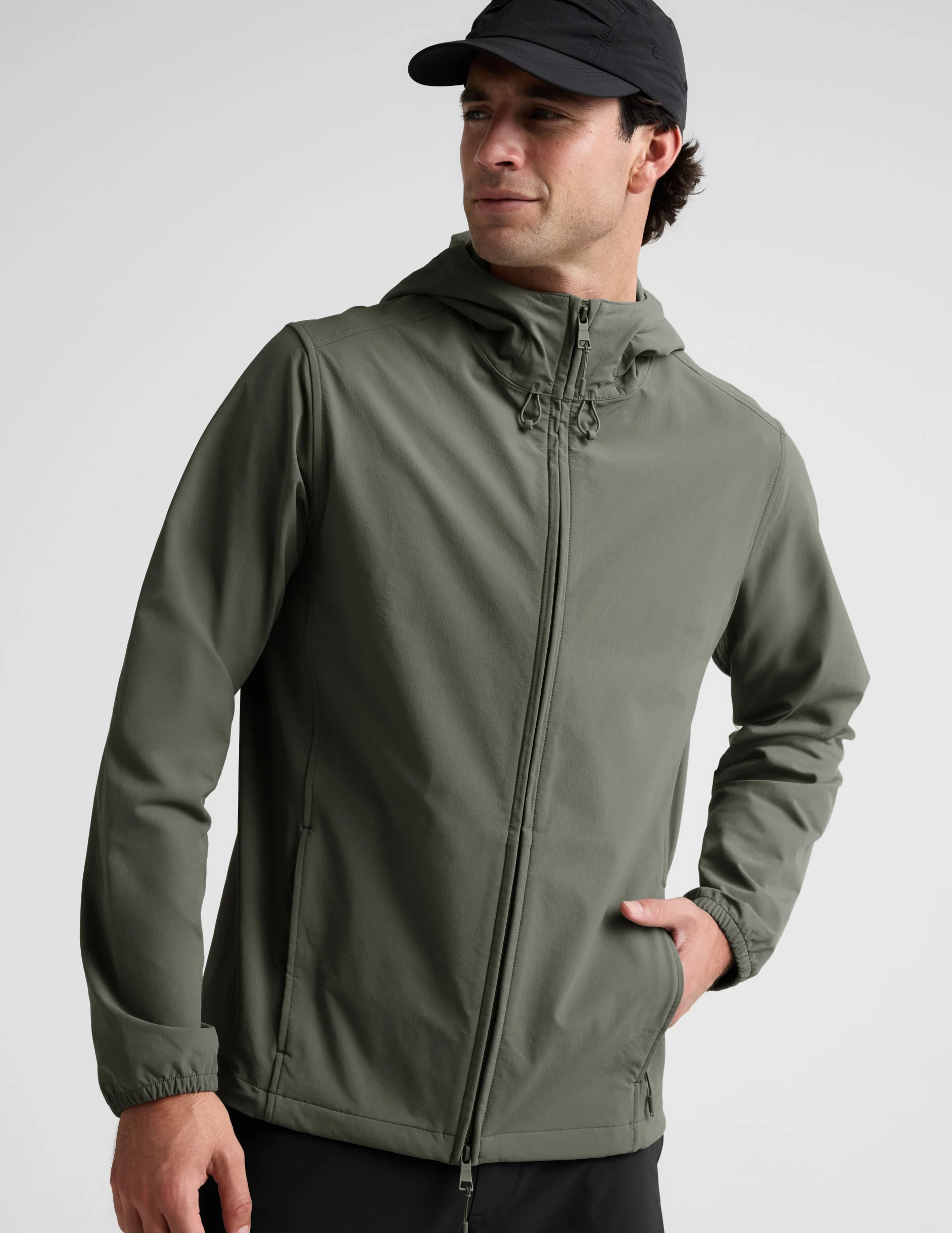 AirLite Men's Hooded Full Zip Jacket - Image 6