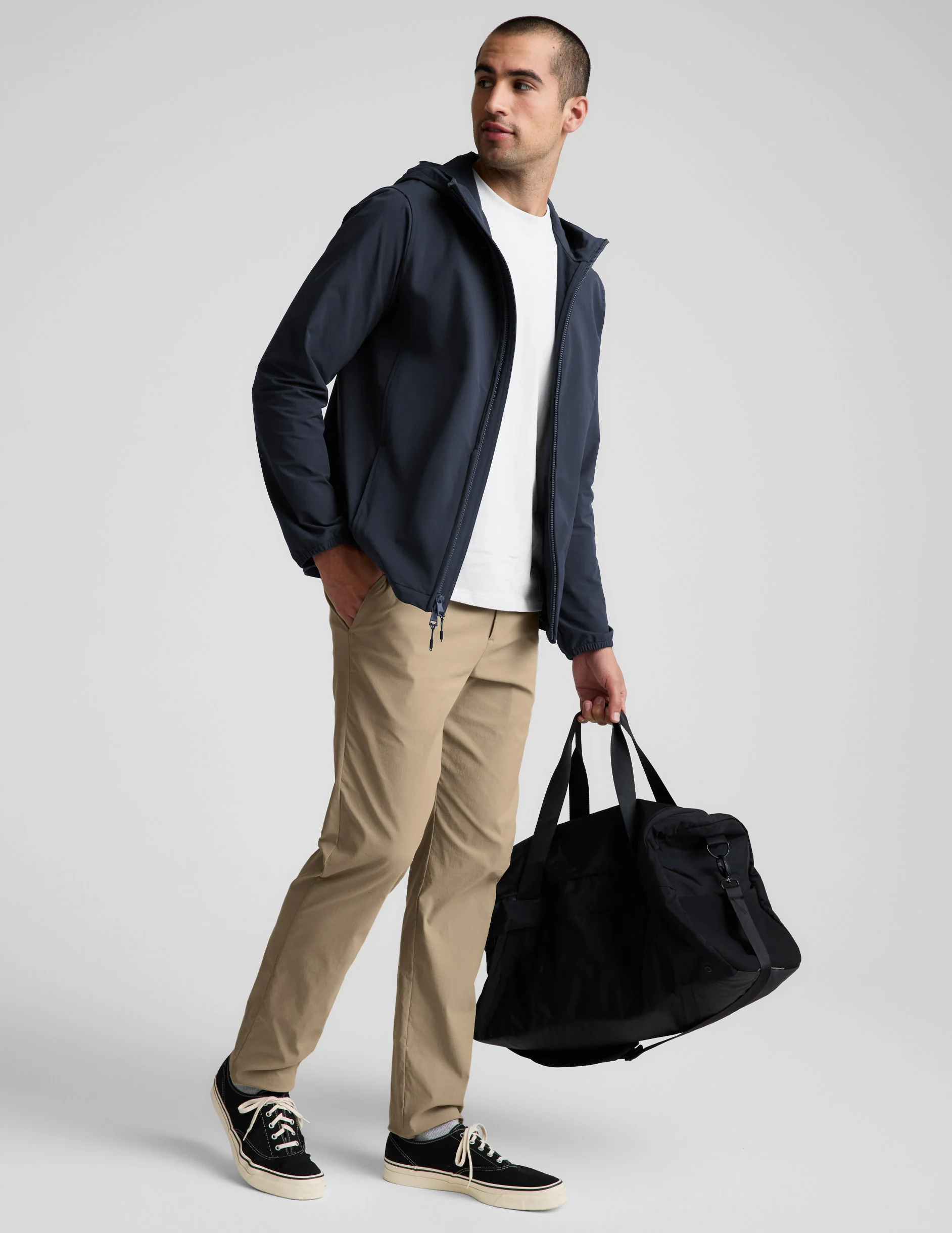 AirLite Men's Hooded Full Zip Jacket - Image 8