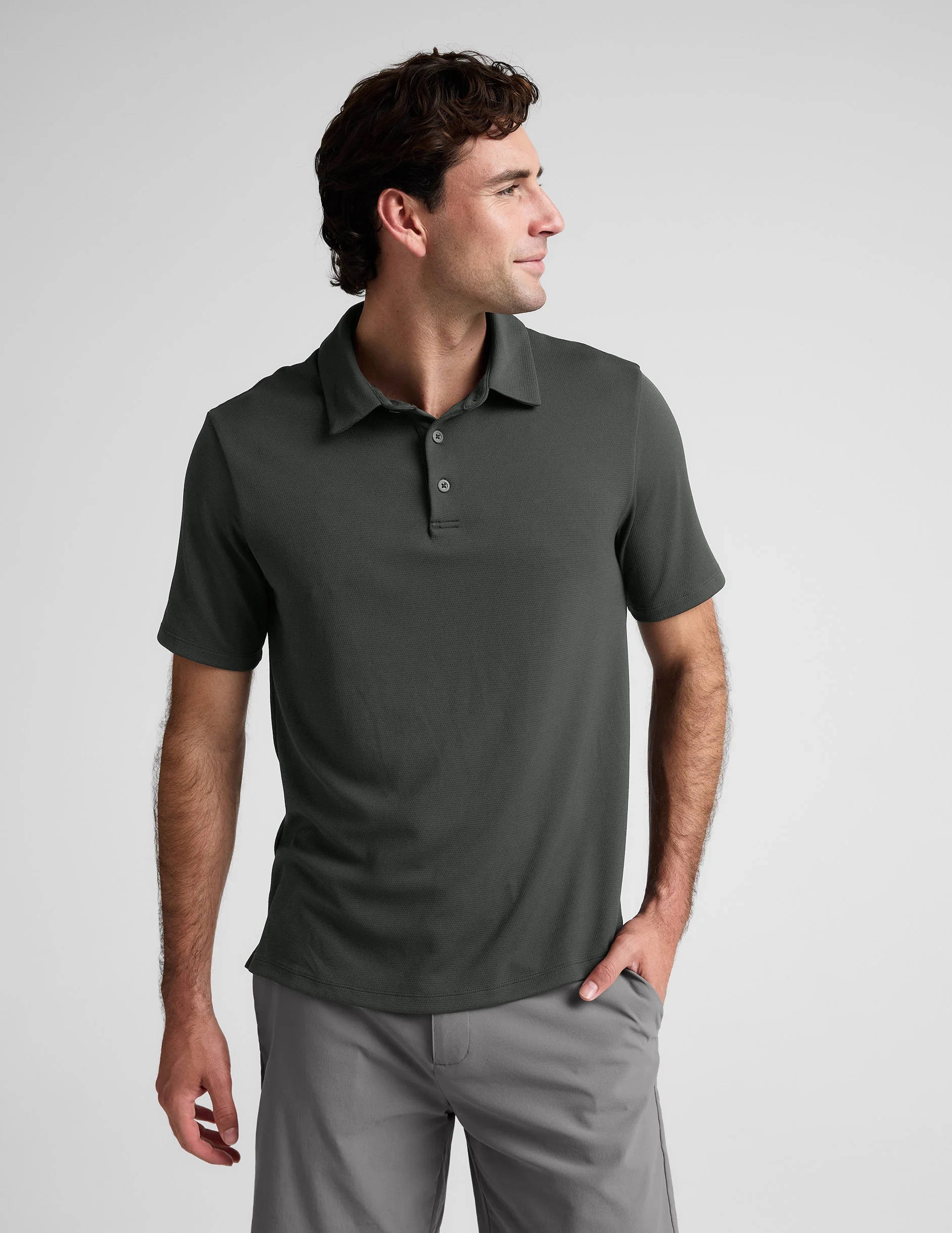 All In Active Men's Polo - Image 2