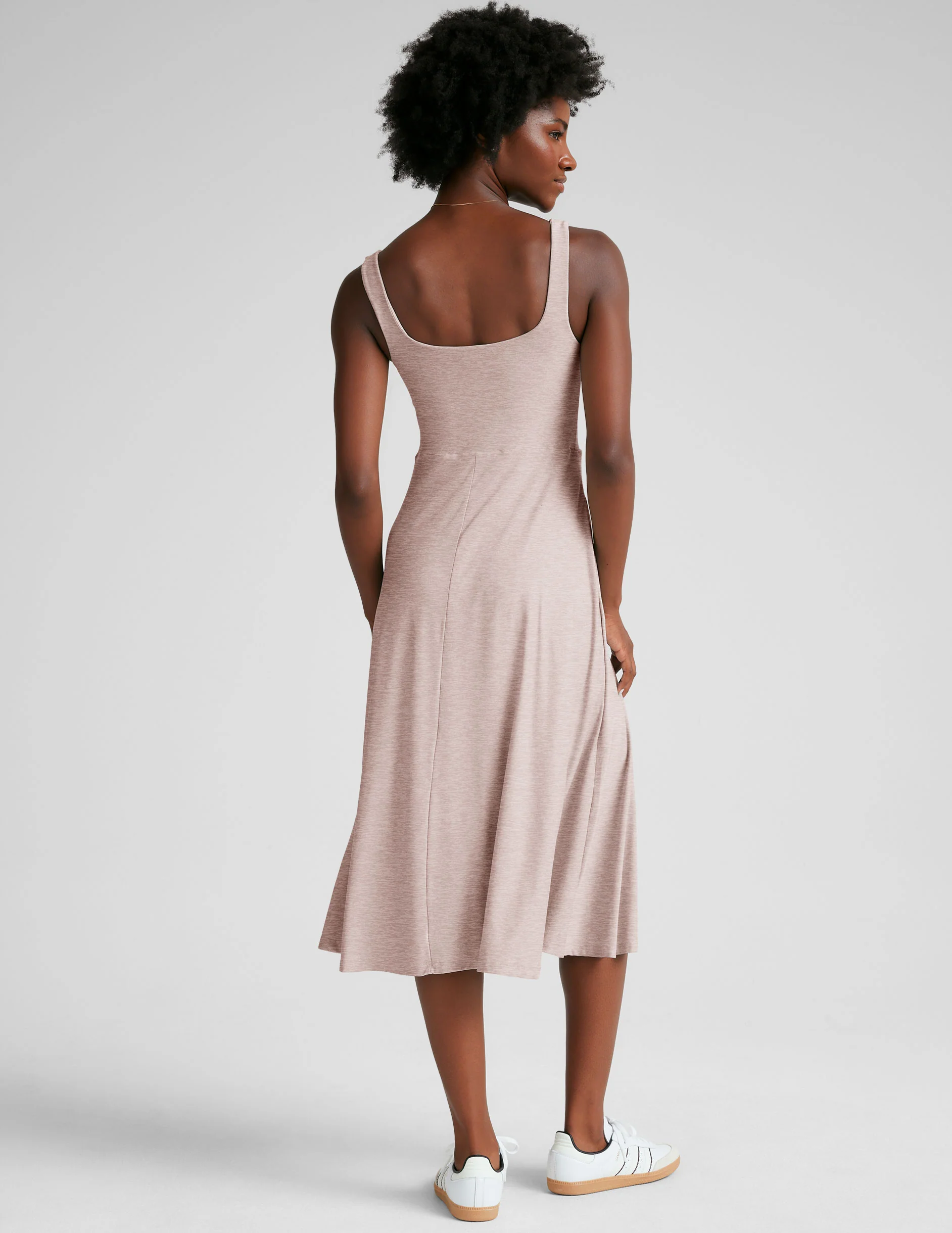 Featherweight At The Ready Square Neck Dress - Image 3