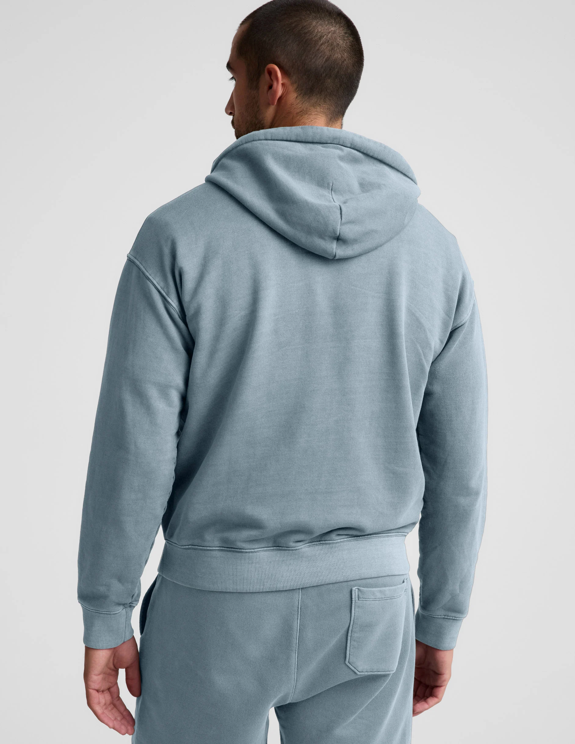 Beach Washed Terry Men's Hoodie - Image 3