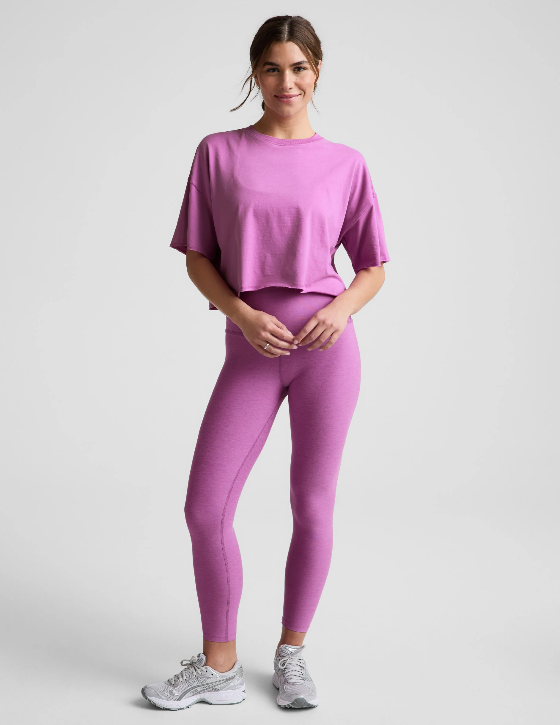 SoftKnit Better Than Ever Cropped Cotton Tee - Image 2