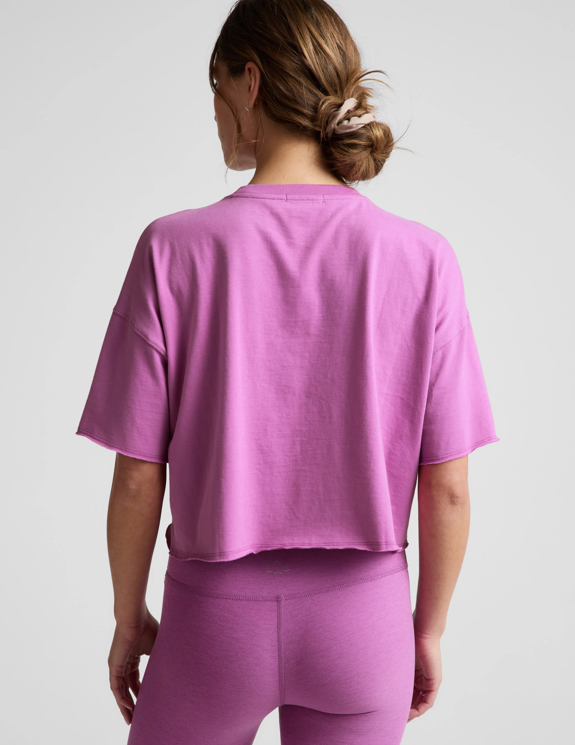 SoftKnit Better Than Ever Cropped Cotton Tee - Image 3