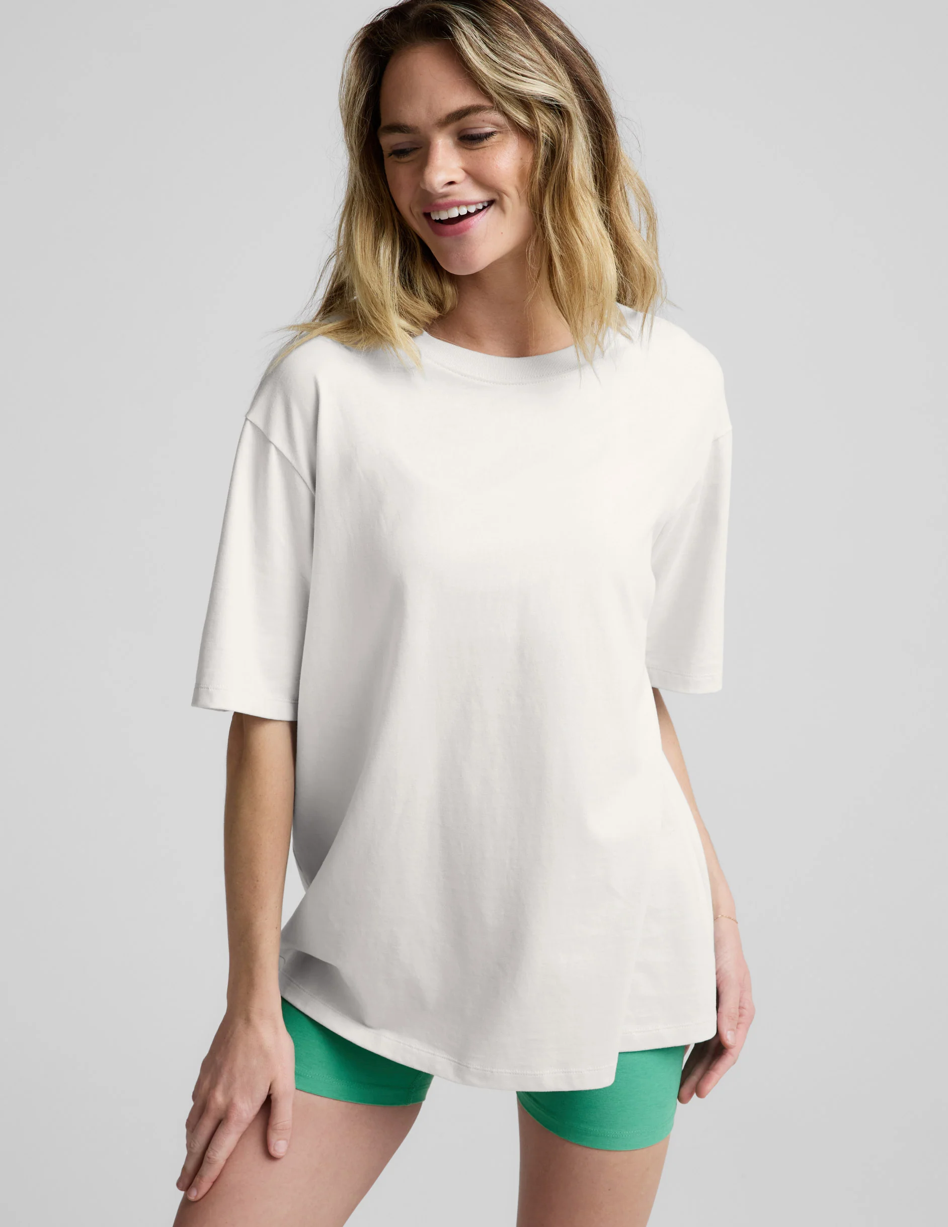 SoftKnit Better Than Ever Oversized Cotton Tee - Image 2
