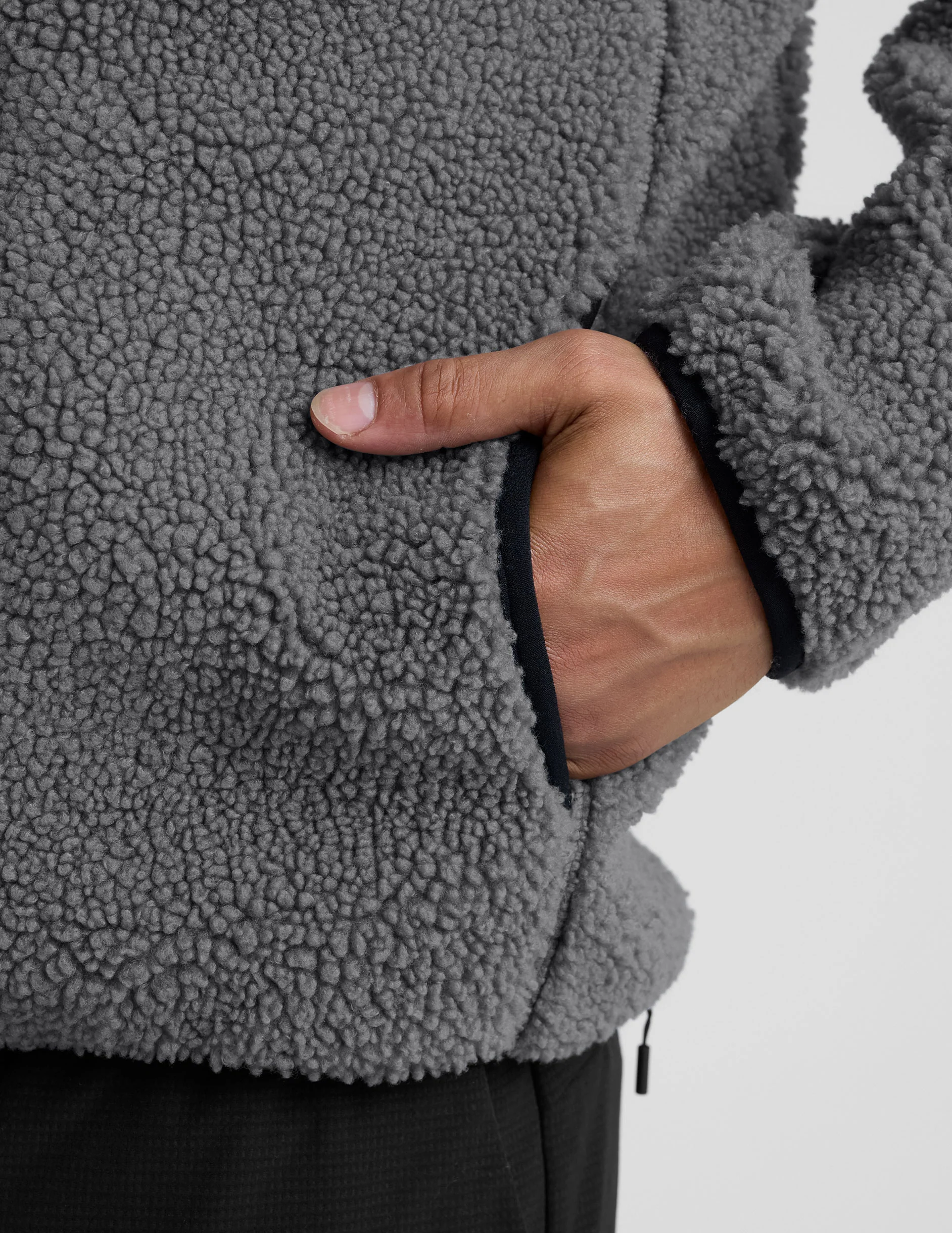 Boucle Fleece Men's Zip Jacket - Image 6