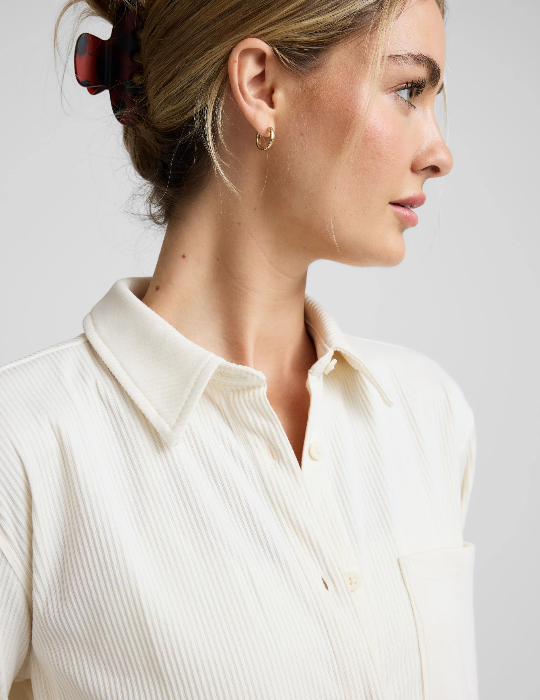 Breathe Easy Comfort Cord Button Up - Image 3