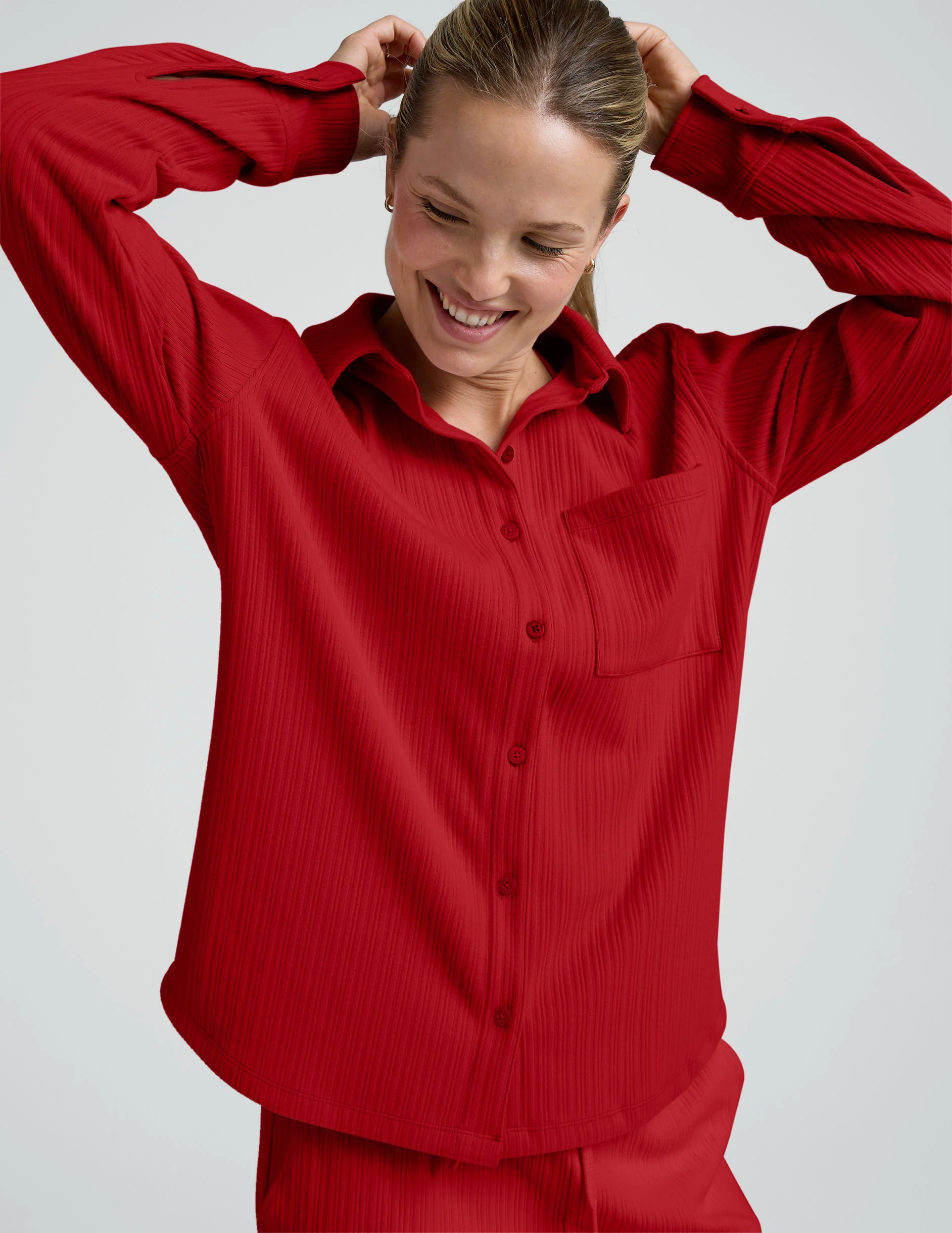 Breathe Easy Ribbed Front Shirt - Image 2