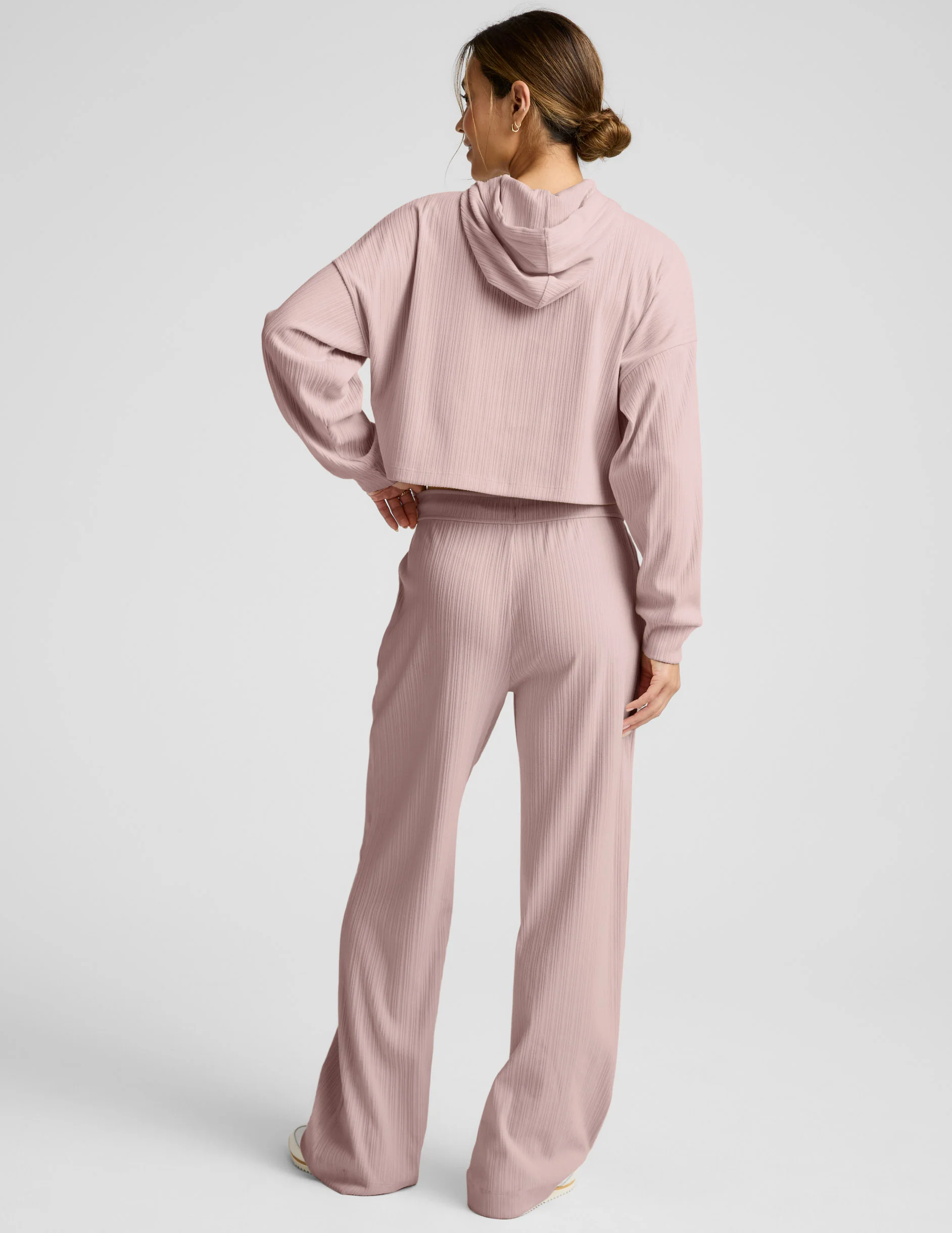 Breathe Easy Ribbed Wide Leg Pant - Image 3
