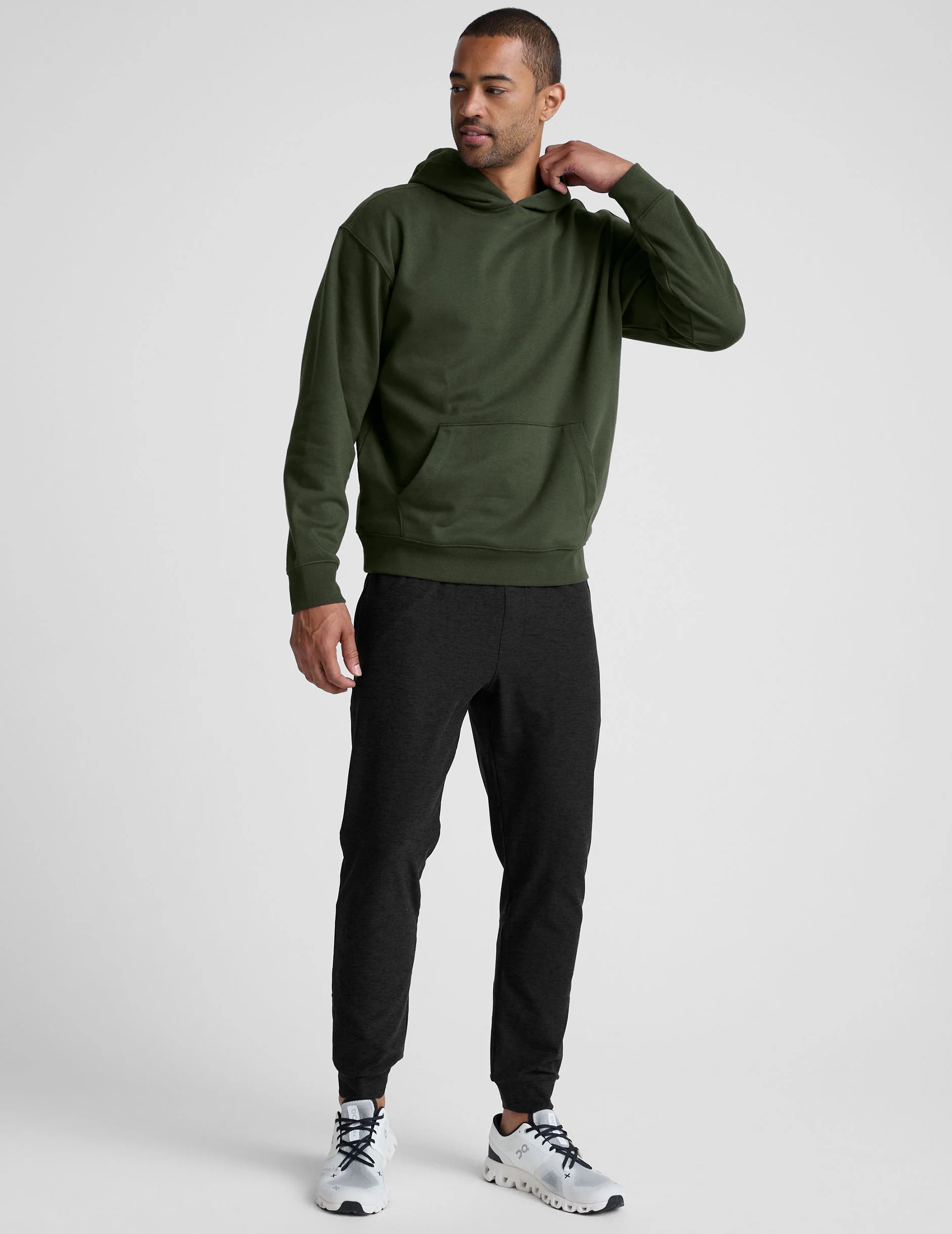 LuxeFleece™ Classic Men's Hoodie - Image 8