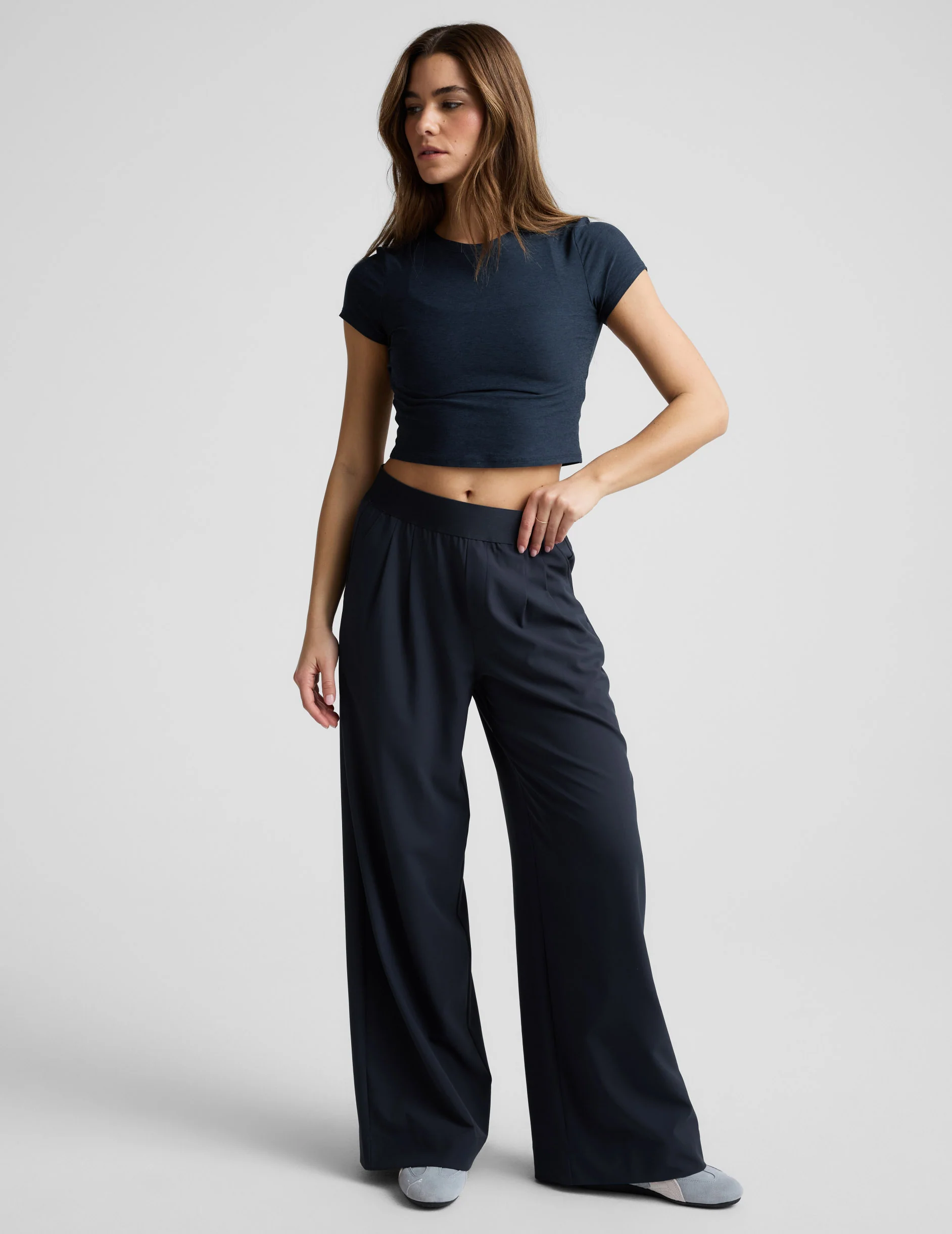 Elasticated Wide Leg Pant 29" - Image 3