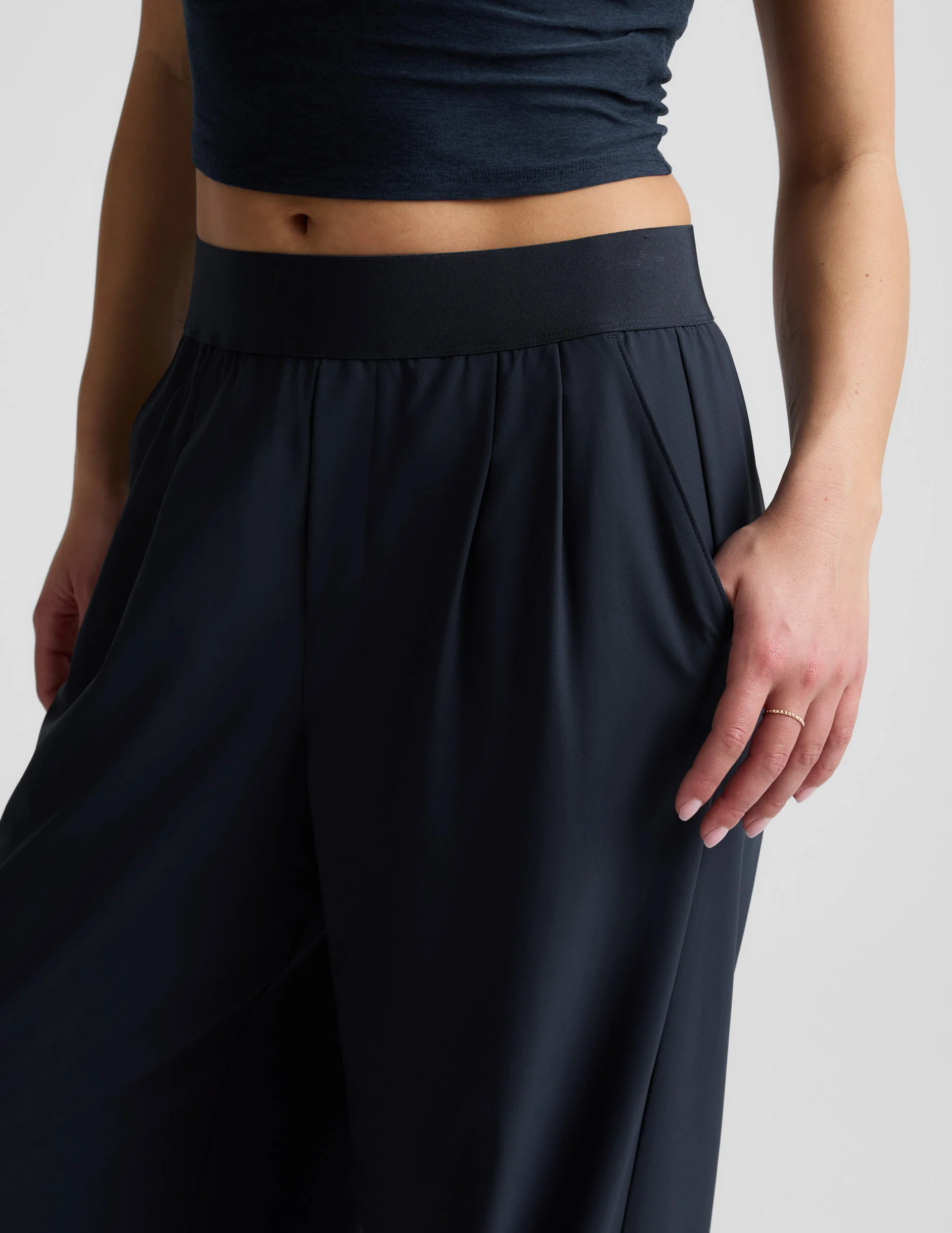 Elasticated Wide Leg Pant 29" - Image 5