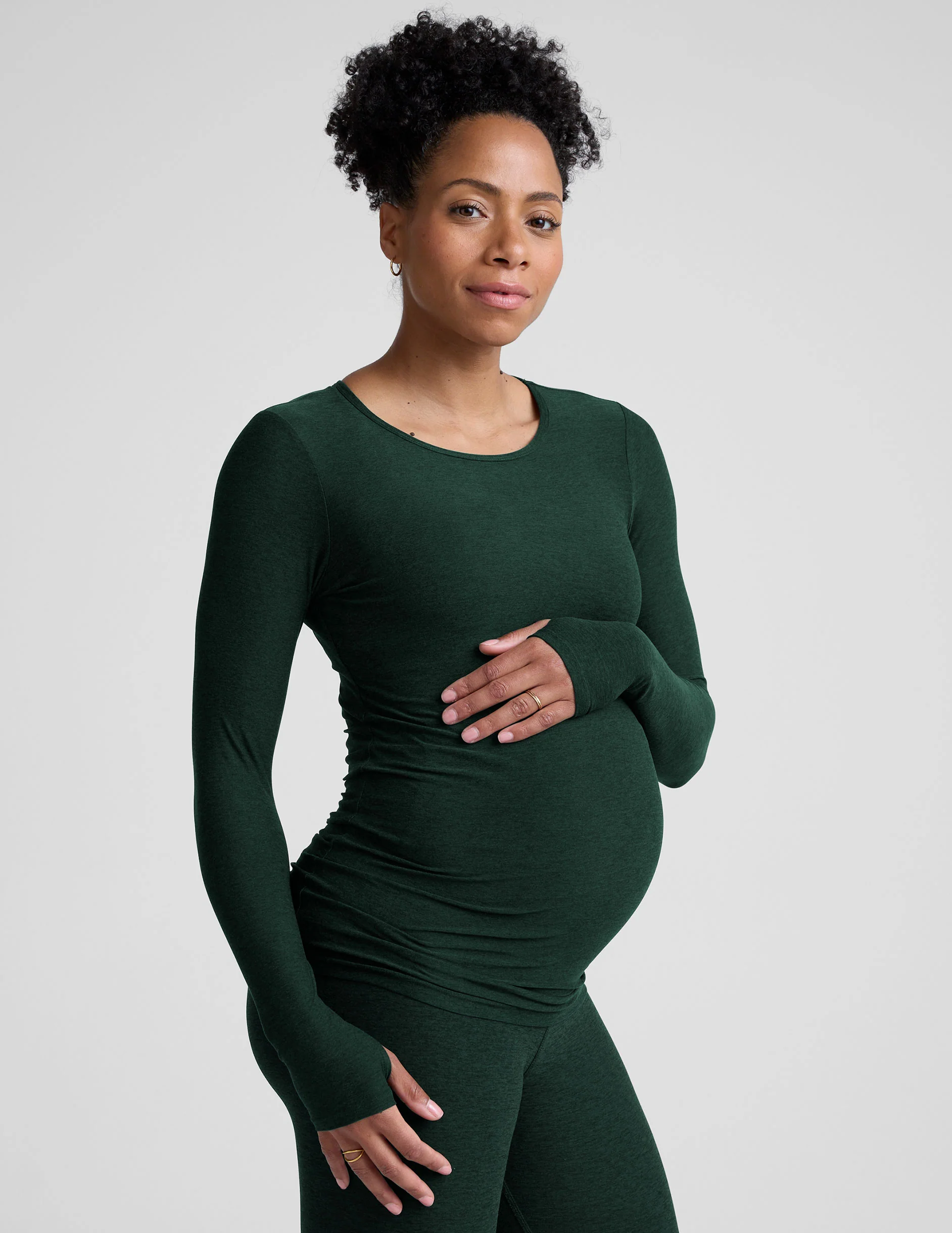 Featherweight Count On Me Maternity Crew Pullover - Image 2