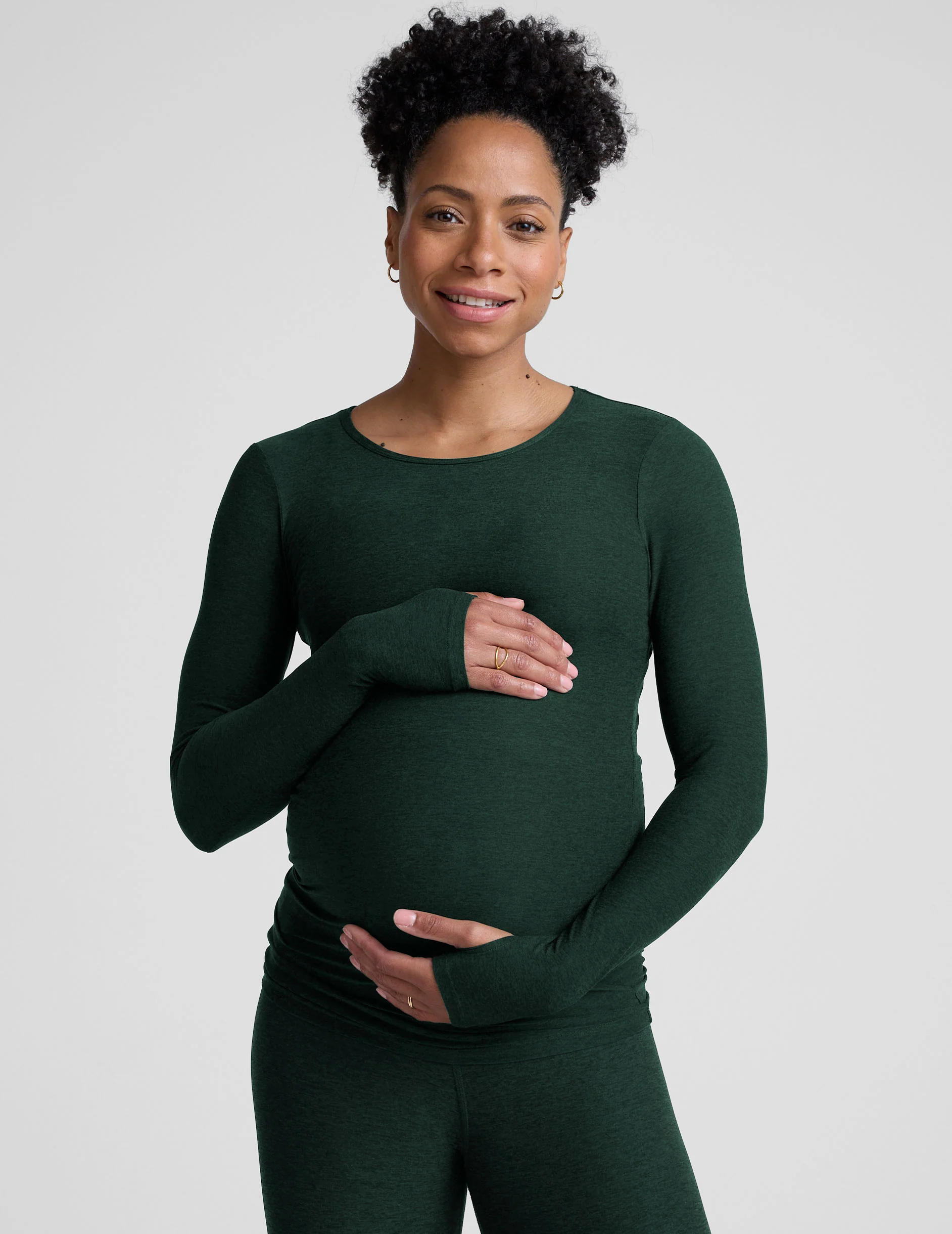 Featherweight Count On Me Maternity Crew Pullover - Image 3