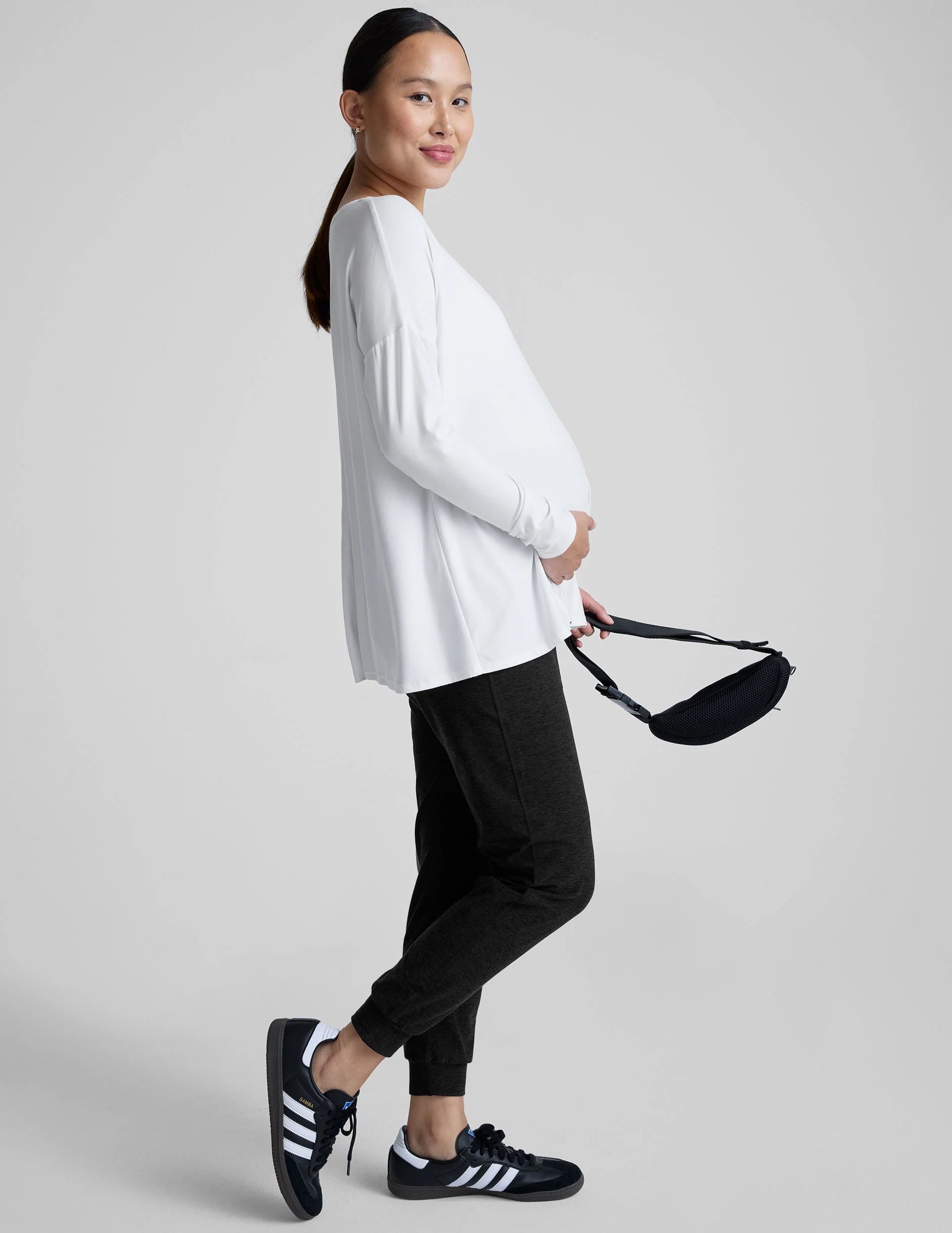 Featherweight Feels Like Home Long Sleeve Maternity Top - Image 6