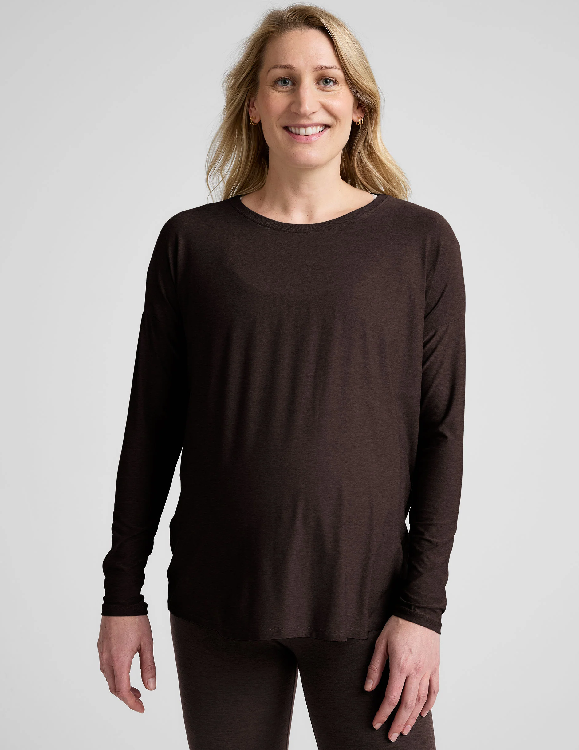 Featherweight Feels Like Home Long Sleeve Maternity Top - Image 2