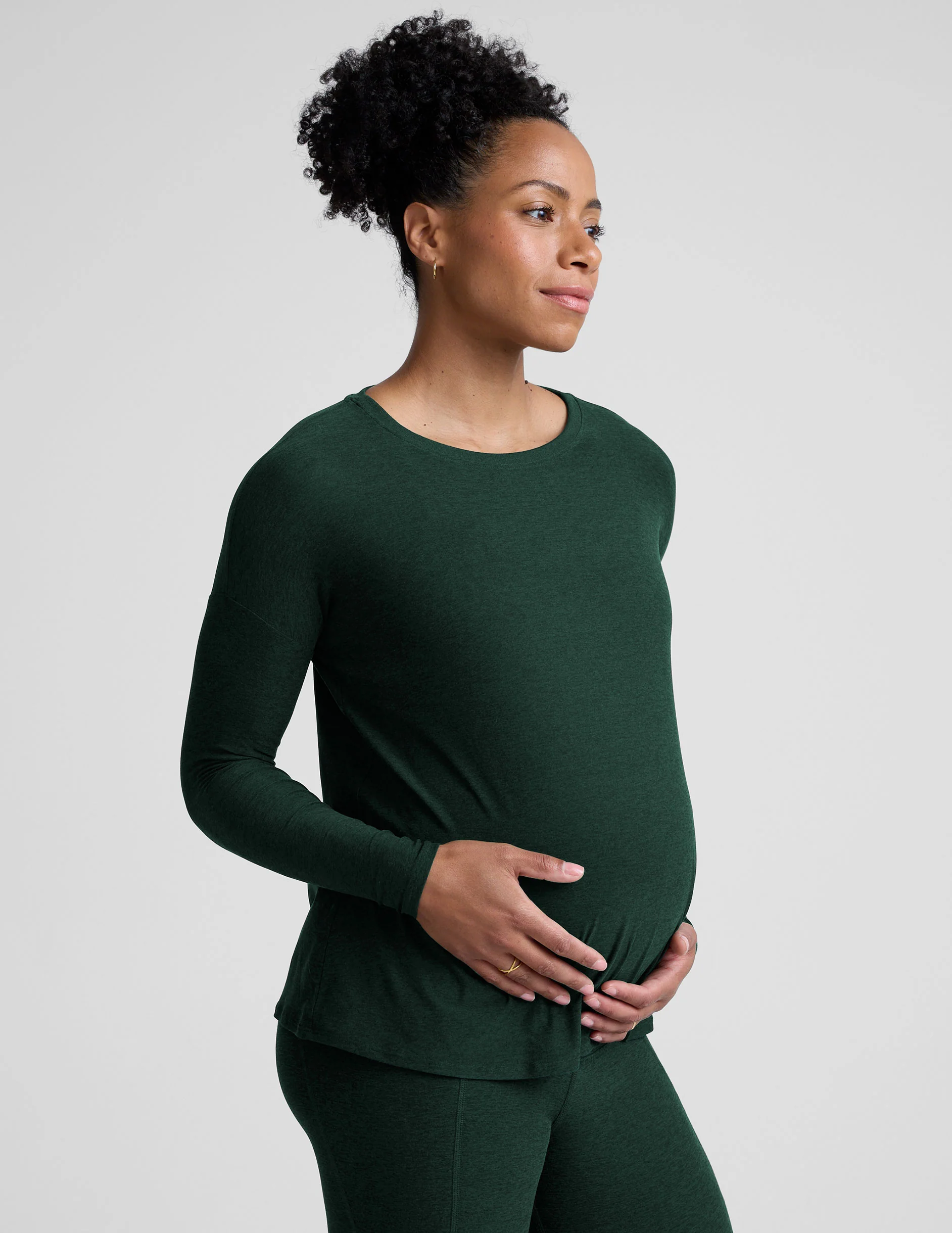 Featherweight Feels Like Home Long Sleeve Maternity Top - Image 2