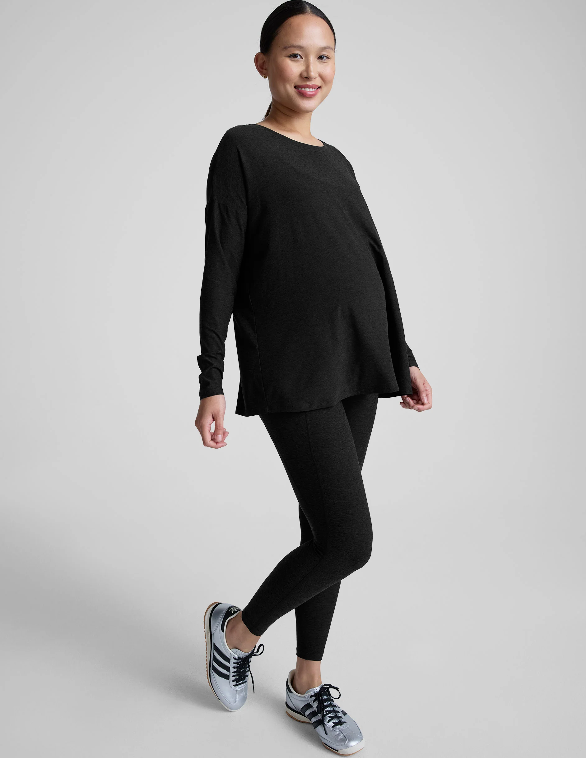 Featherweight Feels Like Home Long Sleeve Maternity Top - Image 4