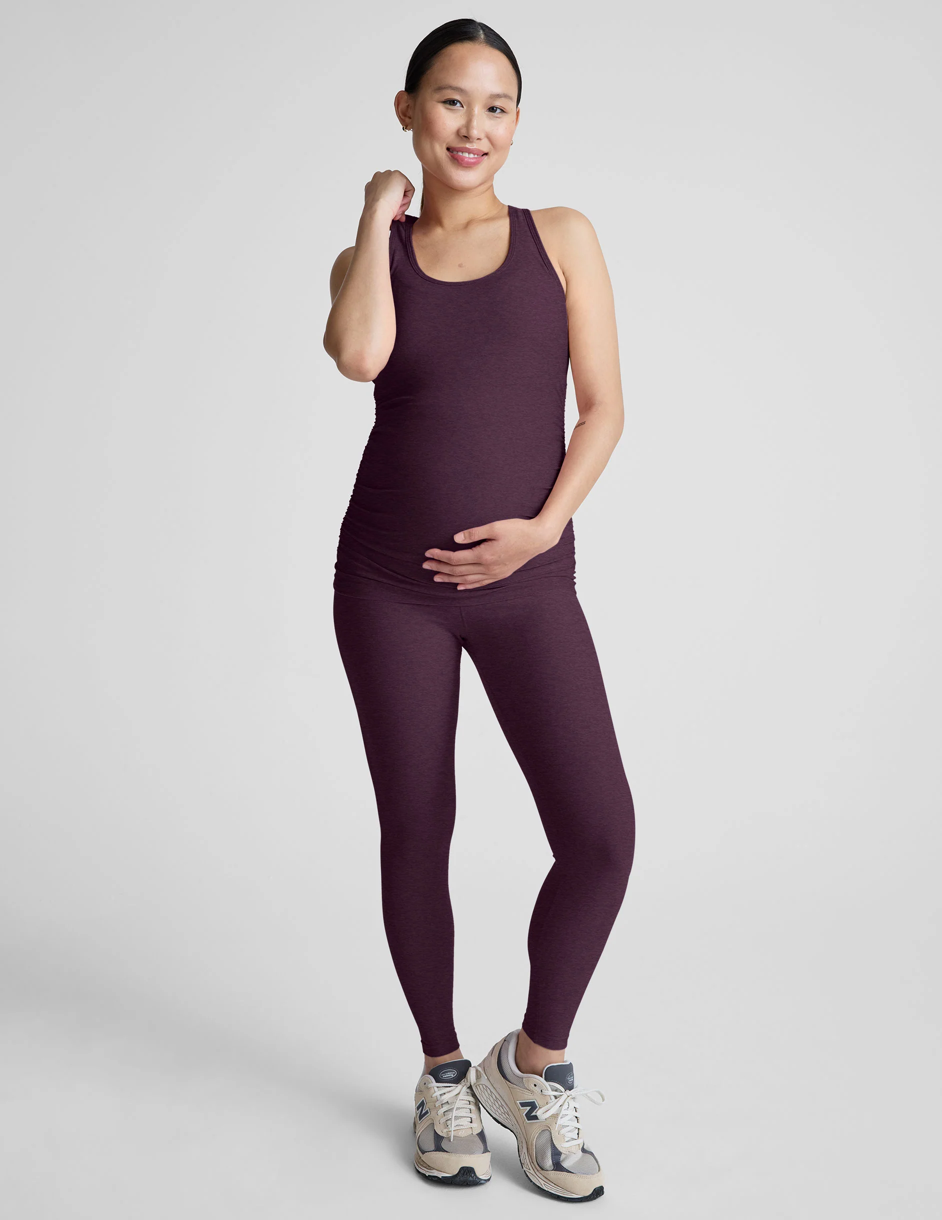 Featherweight Let It Grow Racerback Maternity Tank - Image 4