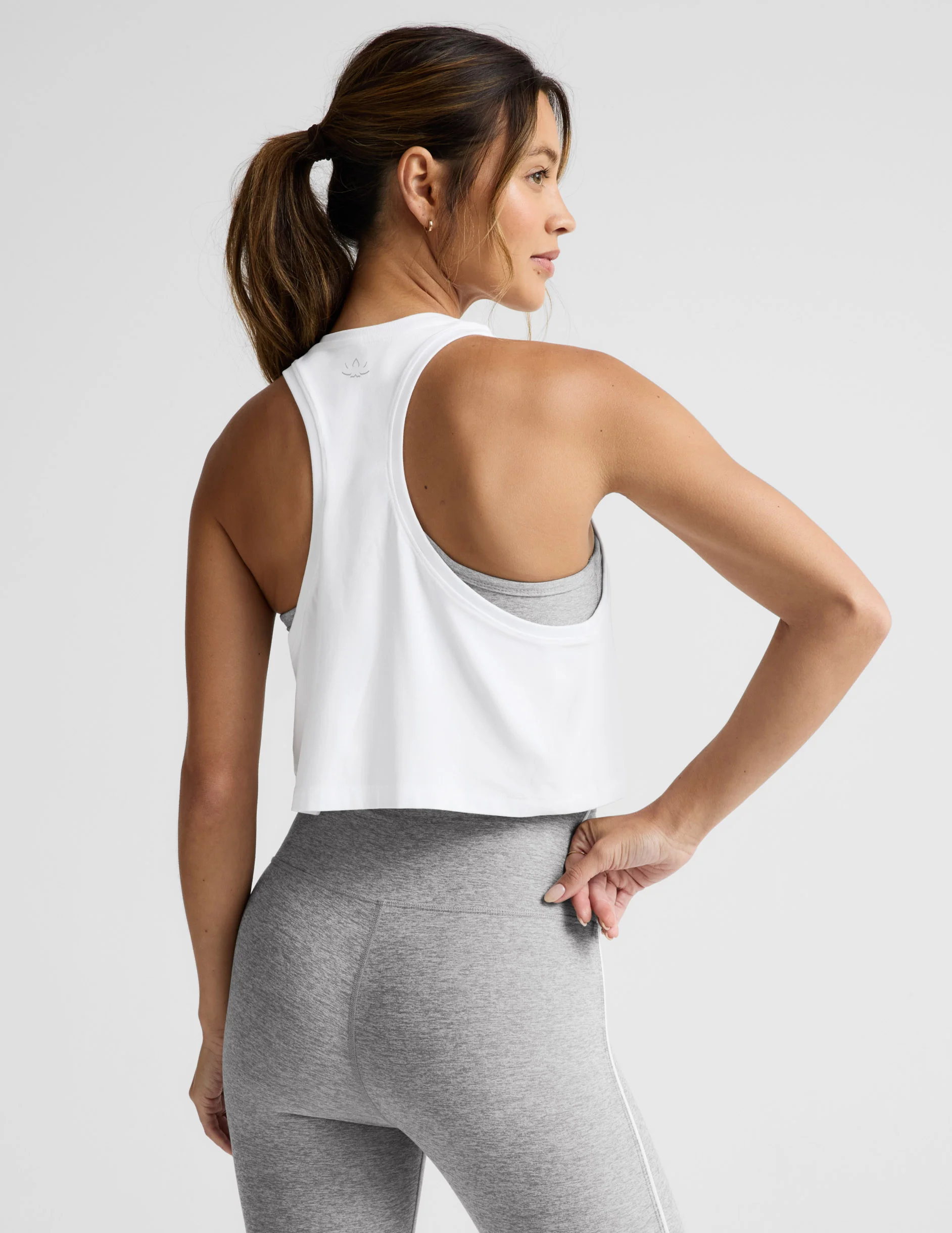Featherweight Rebalance Racerback Cropped Tank - Image 3