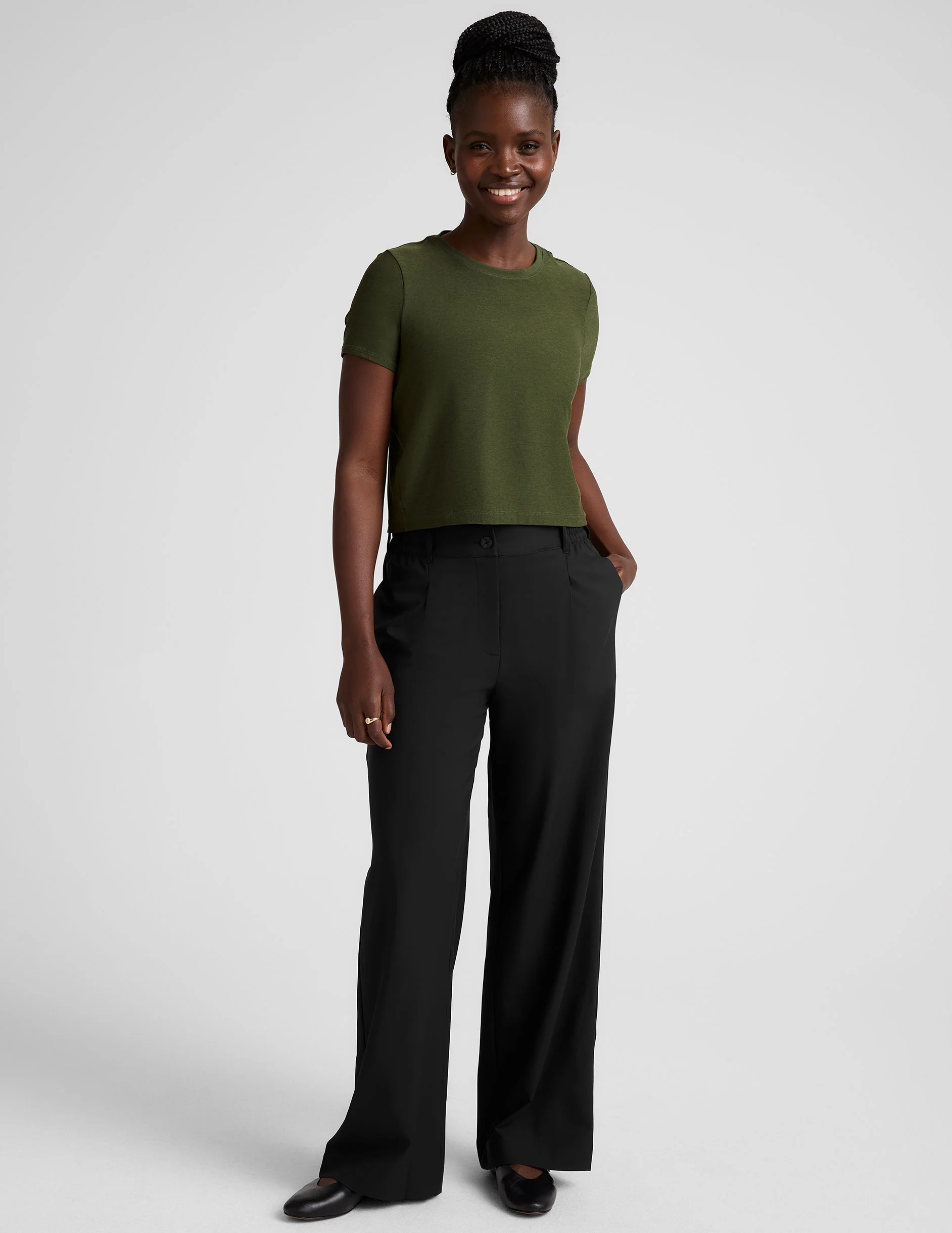 Featherweight Supreme Cropped Tee - Image 4