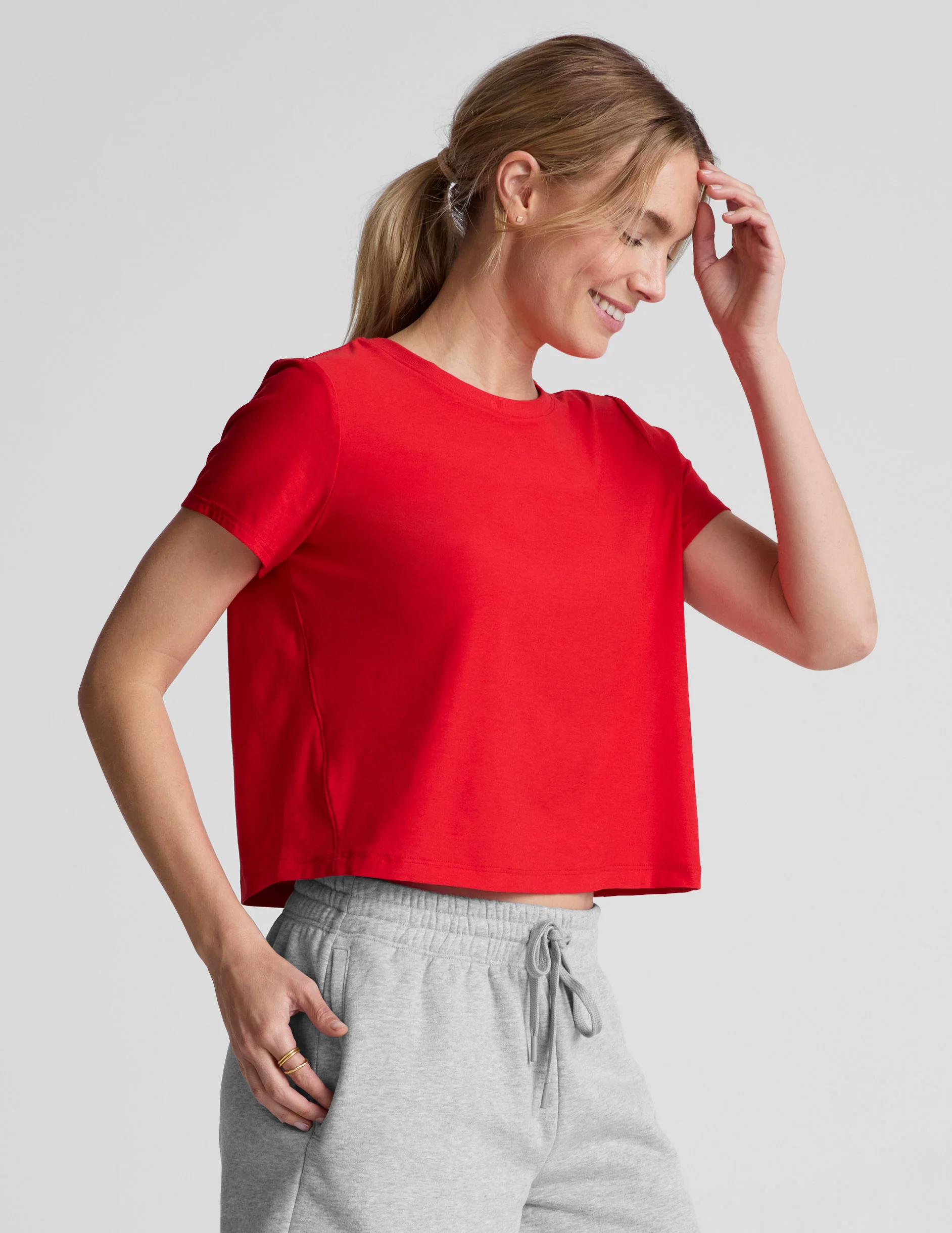 Featherweight Supreme Cropped Tee - Image 2