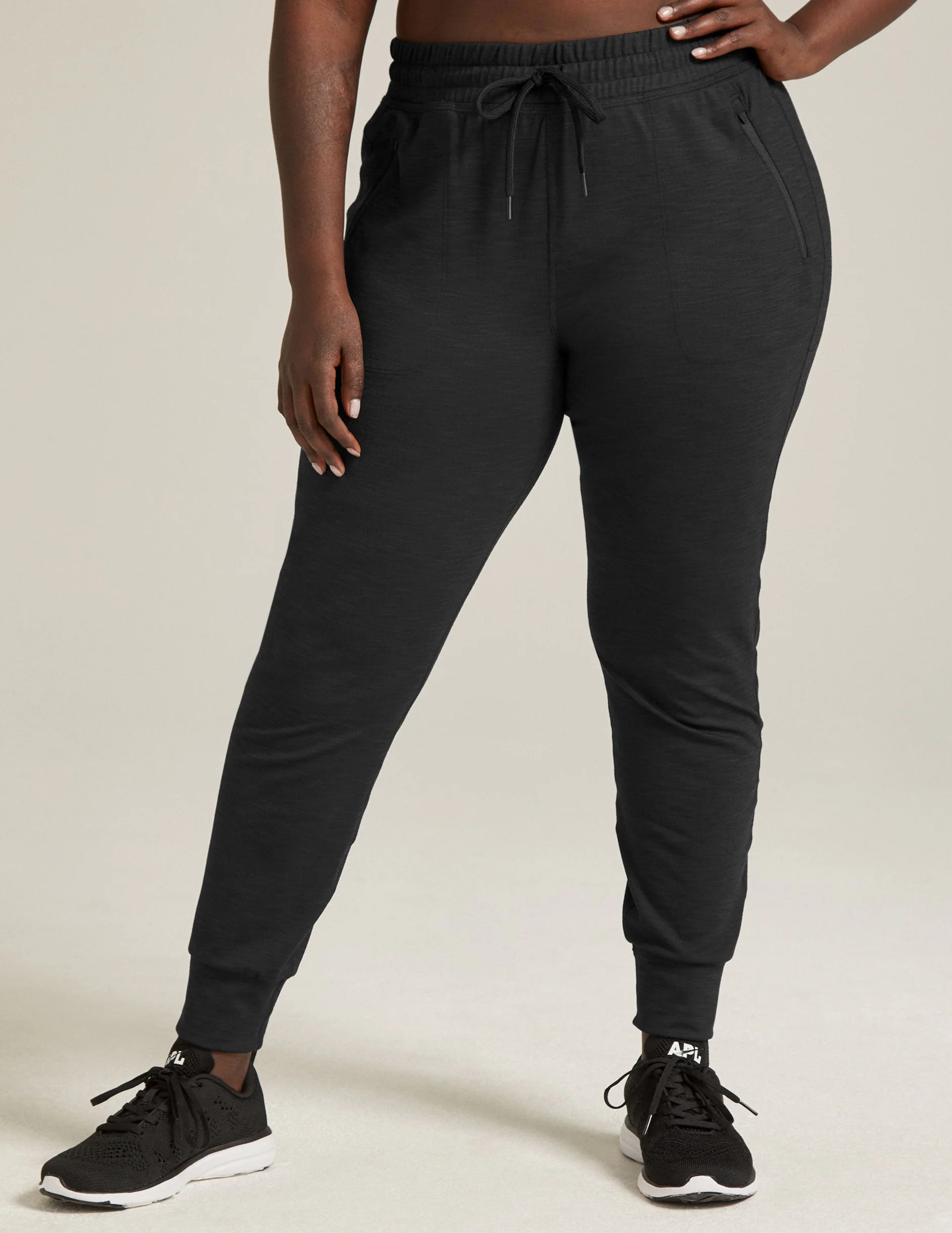 Heather Rib Street Jogger - Image 8