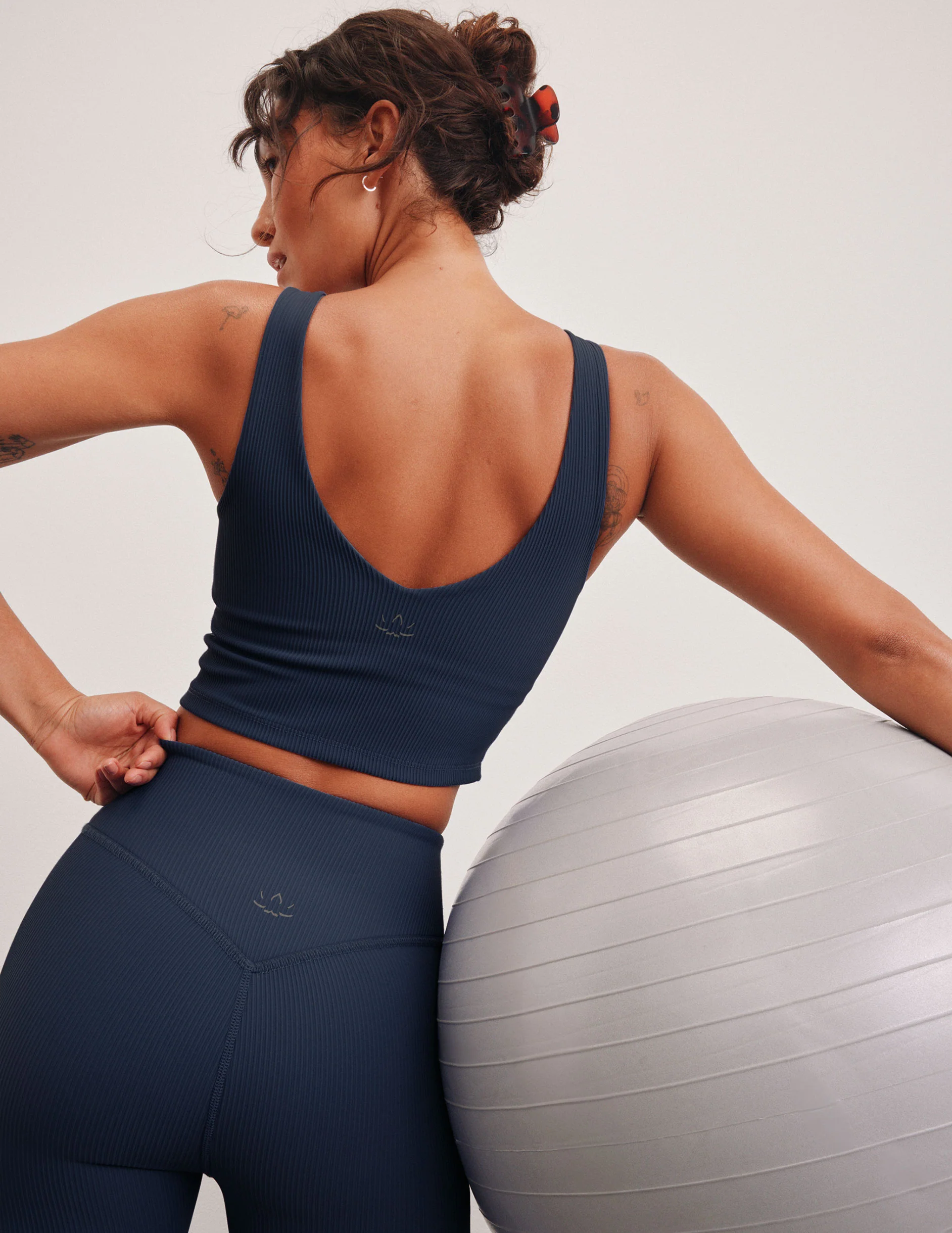 Impulse Ribbed Cropped Tank - Image 2