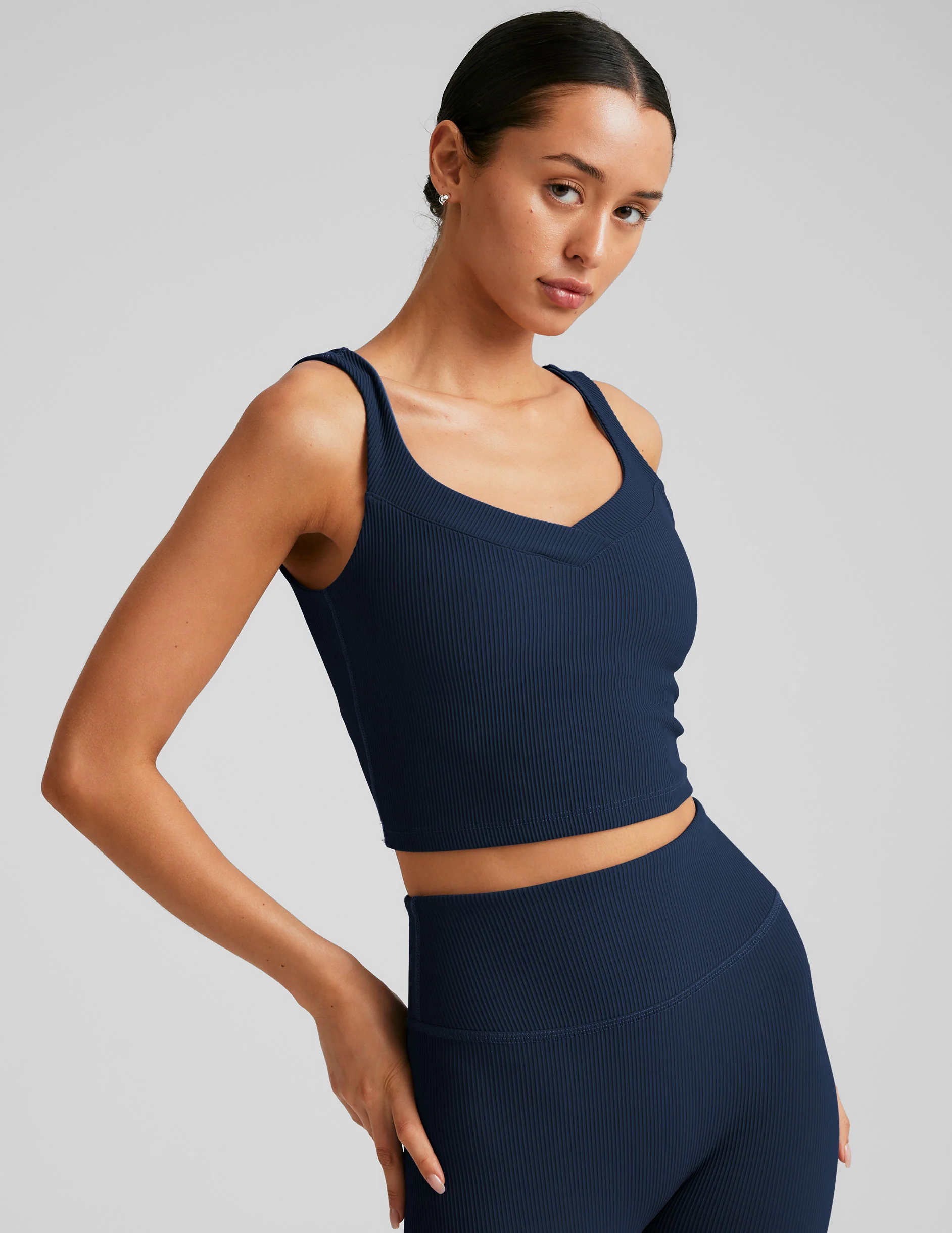 Impulse Ribbed Cropped Tank - Image 4