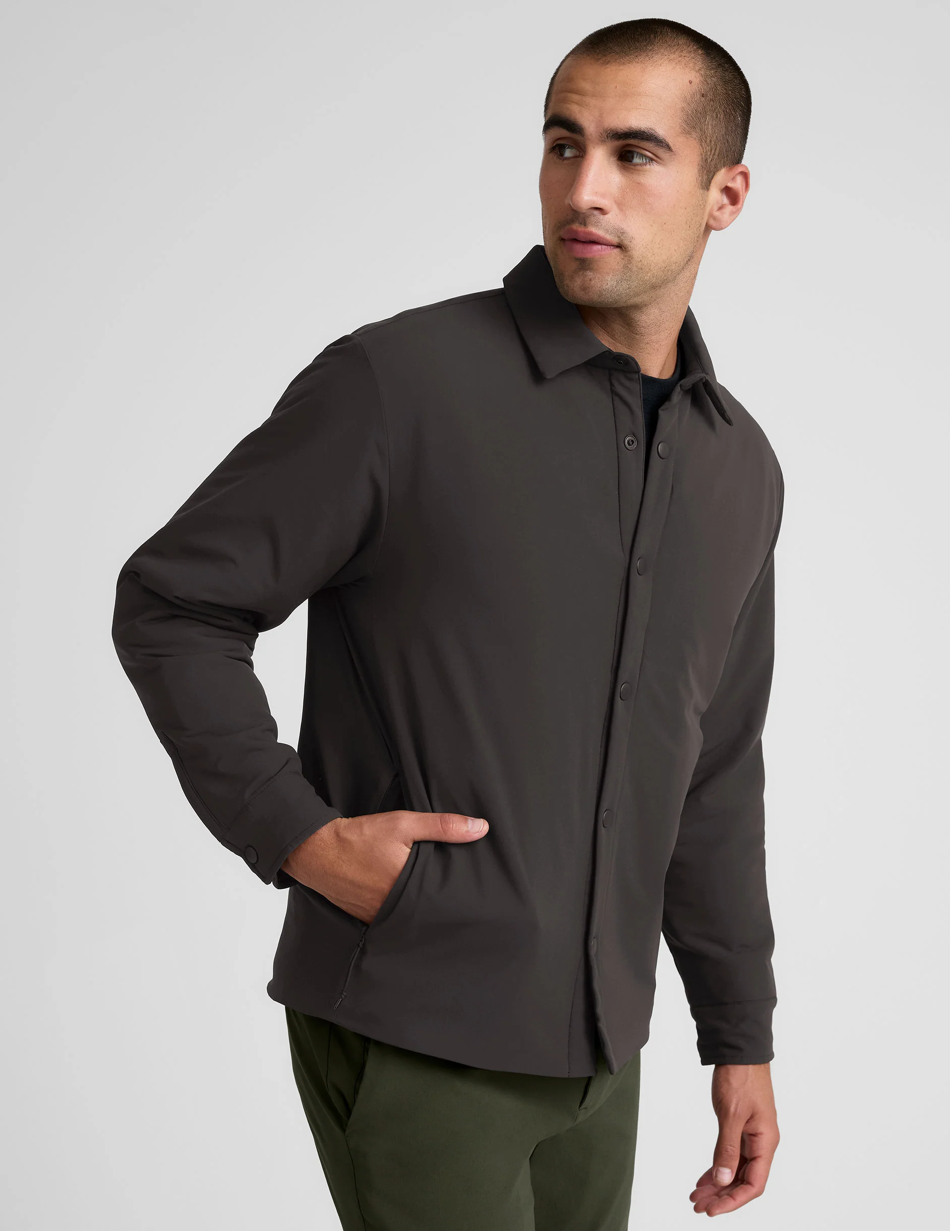 In Flight Insulated Men's Shirt Jacket - Image 2