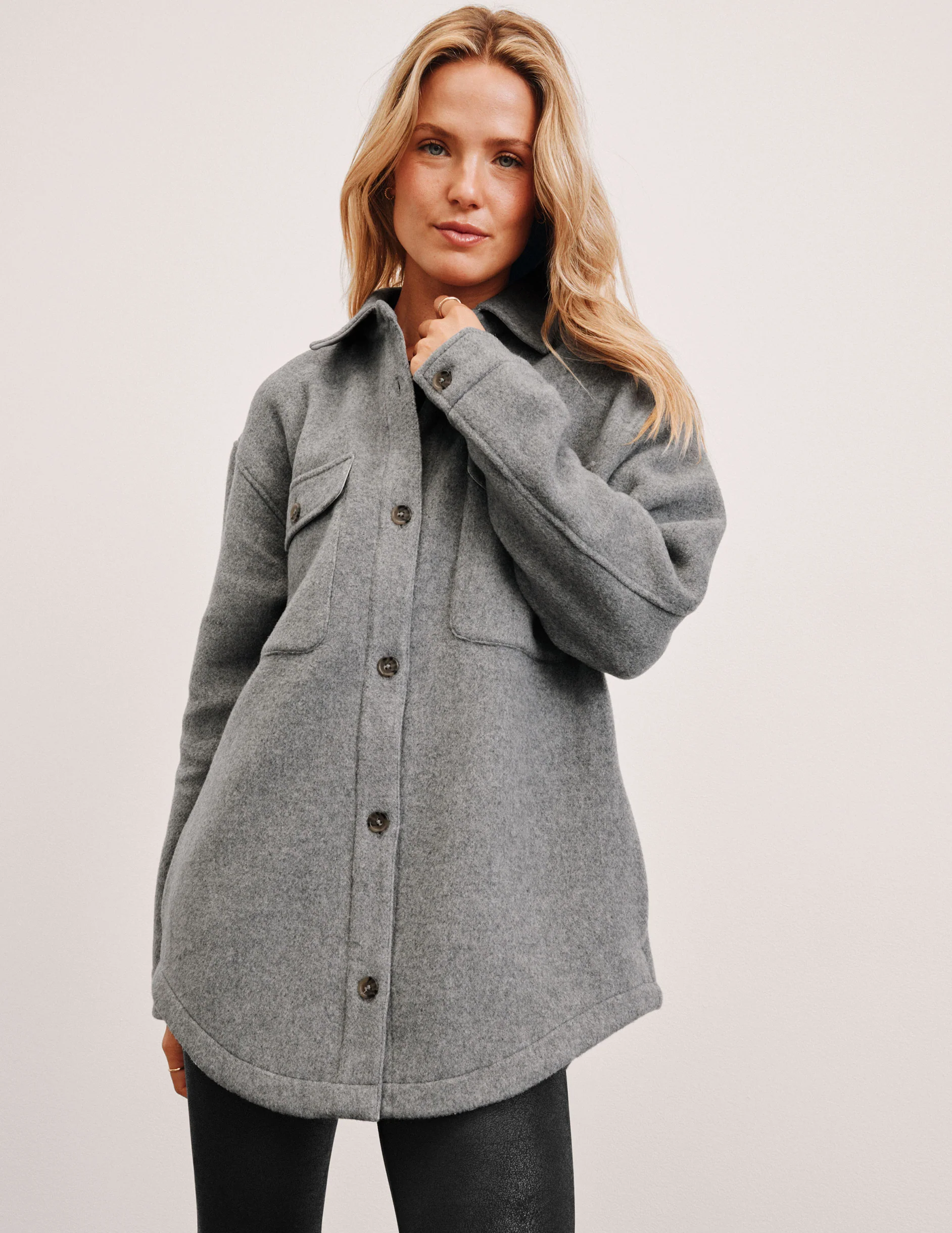 Insulated Wool Shirt Jacket - Image 2