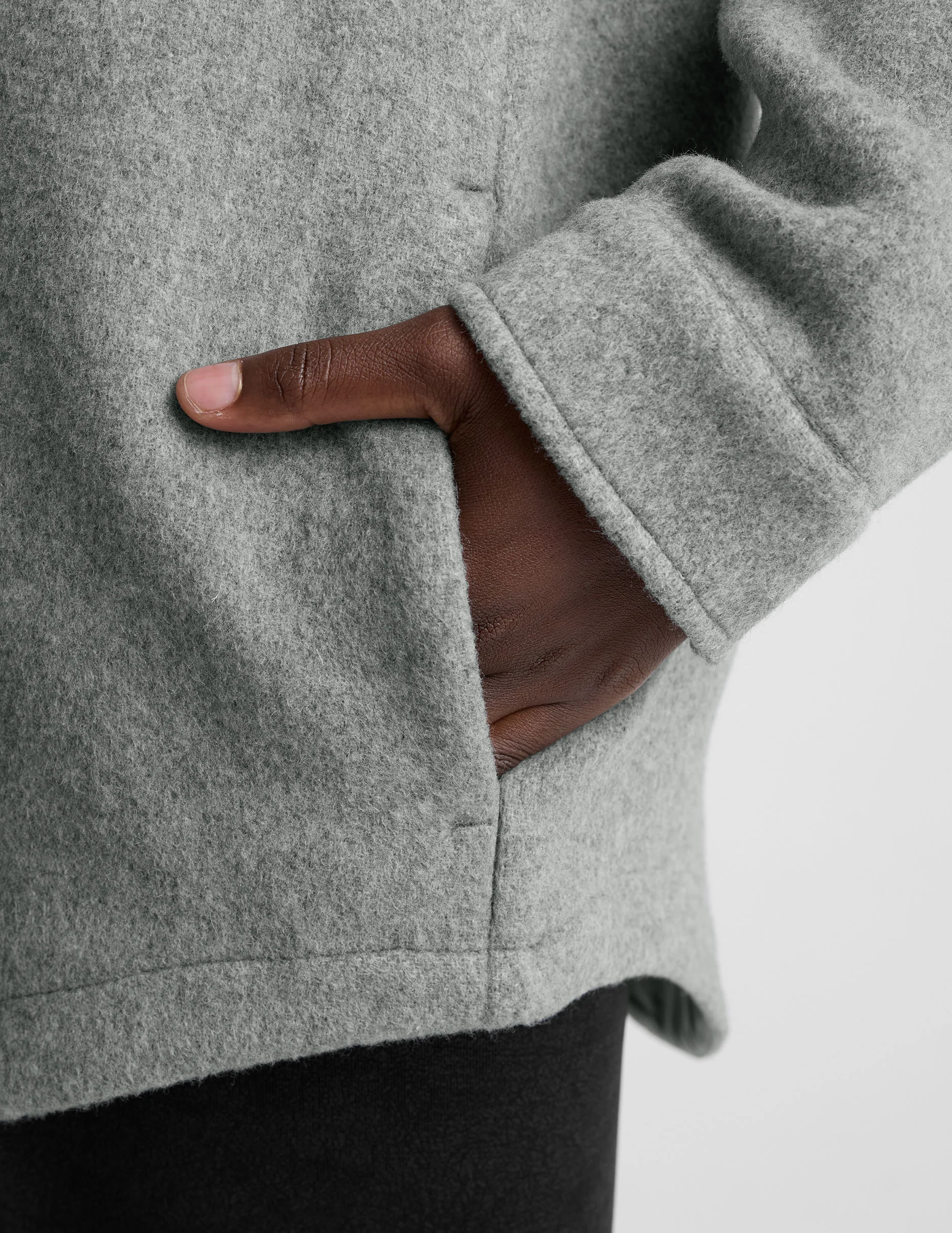 Insulated Wool Shirt Jacket - Image 8