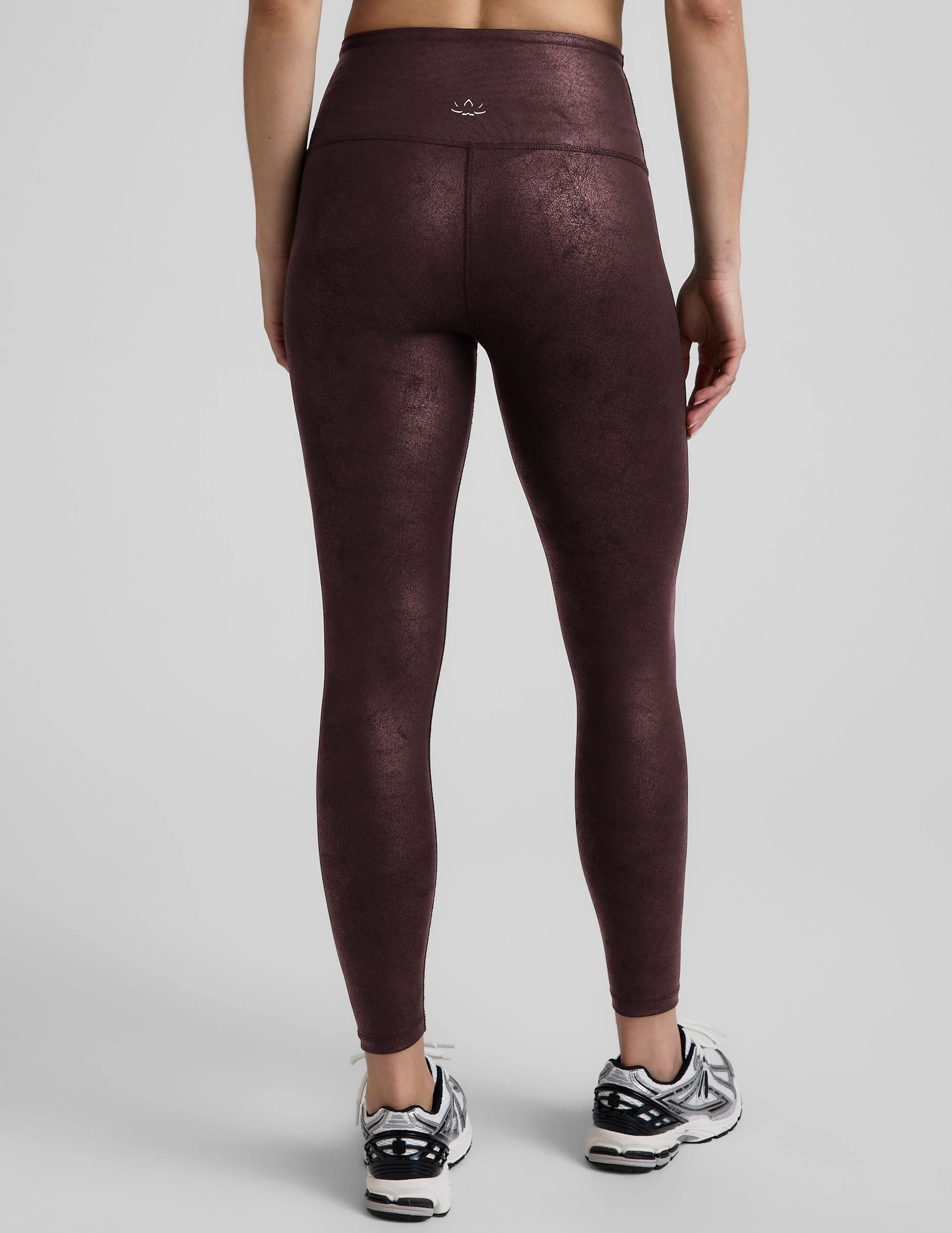 Leatherette High Waisted Midi Legging - Image 4