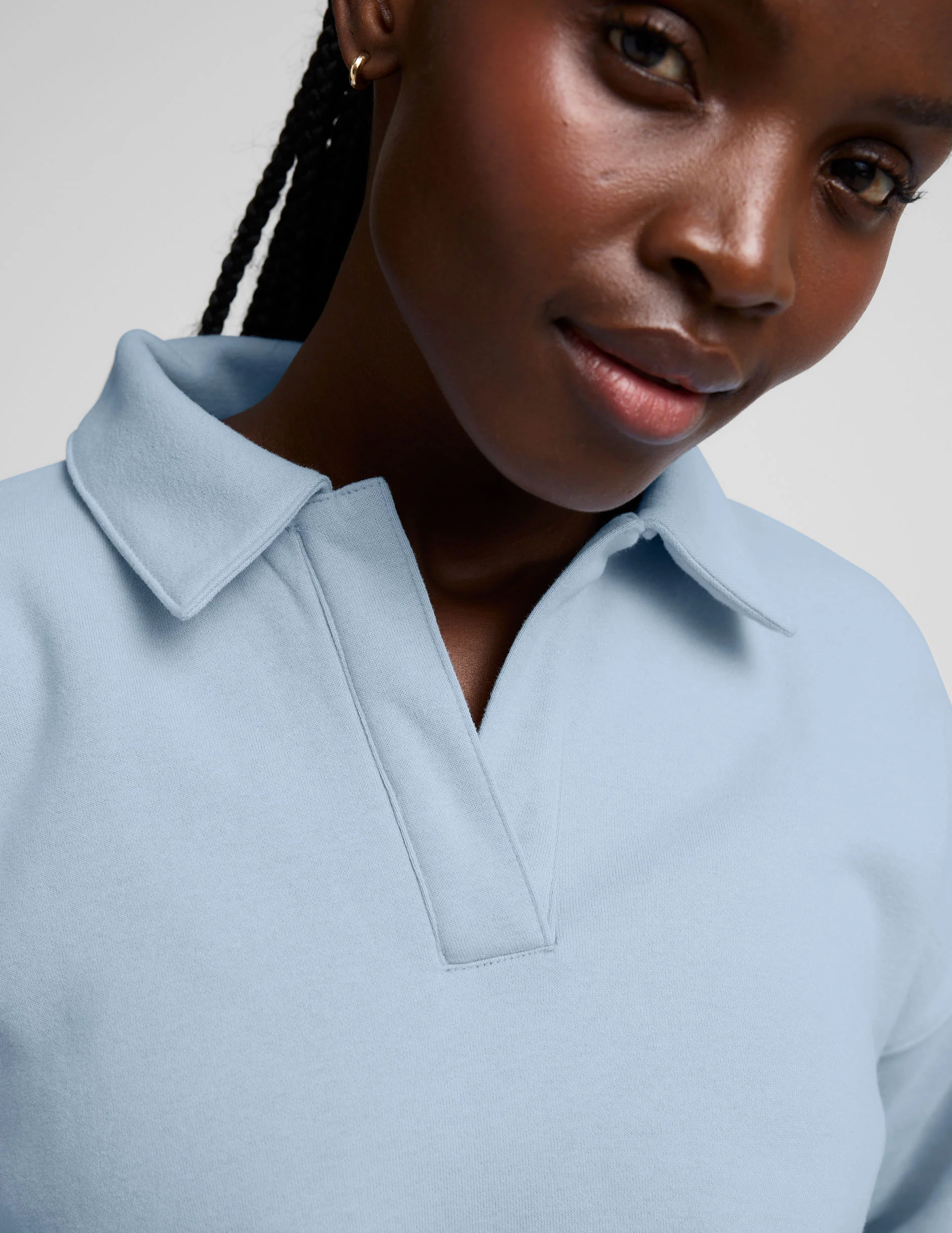 LuxeFleece™ Collared Sweatshirt - Image 4