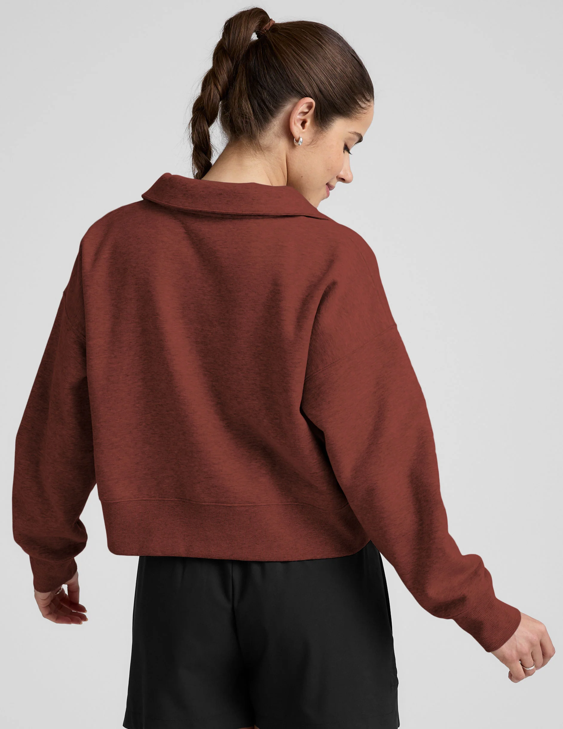 LuxeFleece™ Collared Sweatshirt - Image 4
