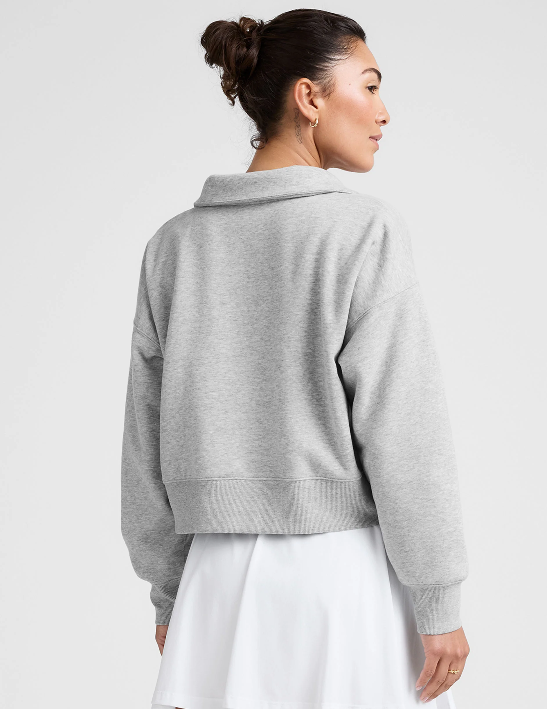 LuxeFleece™ Collared Sweatshirt - Image 4