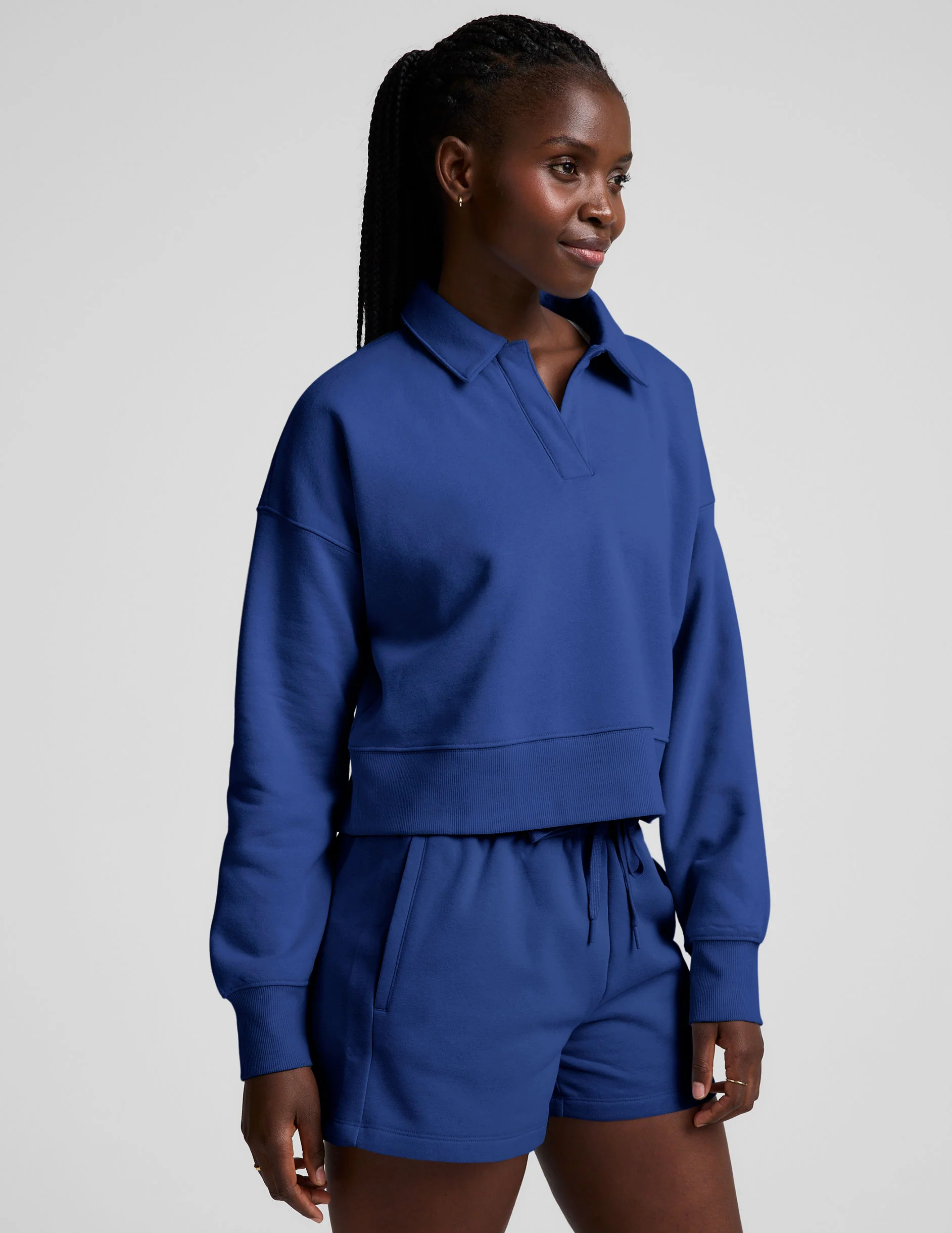 LuxeFleece™ Collared Sweatshirt - Image 3