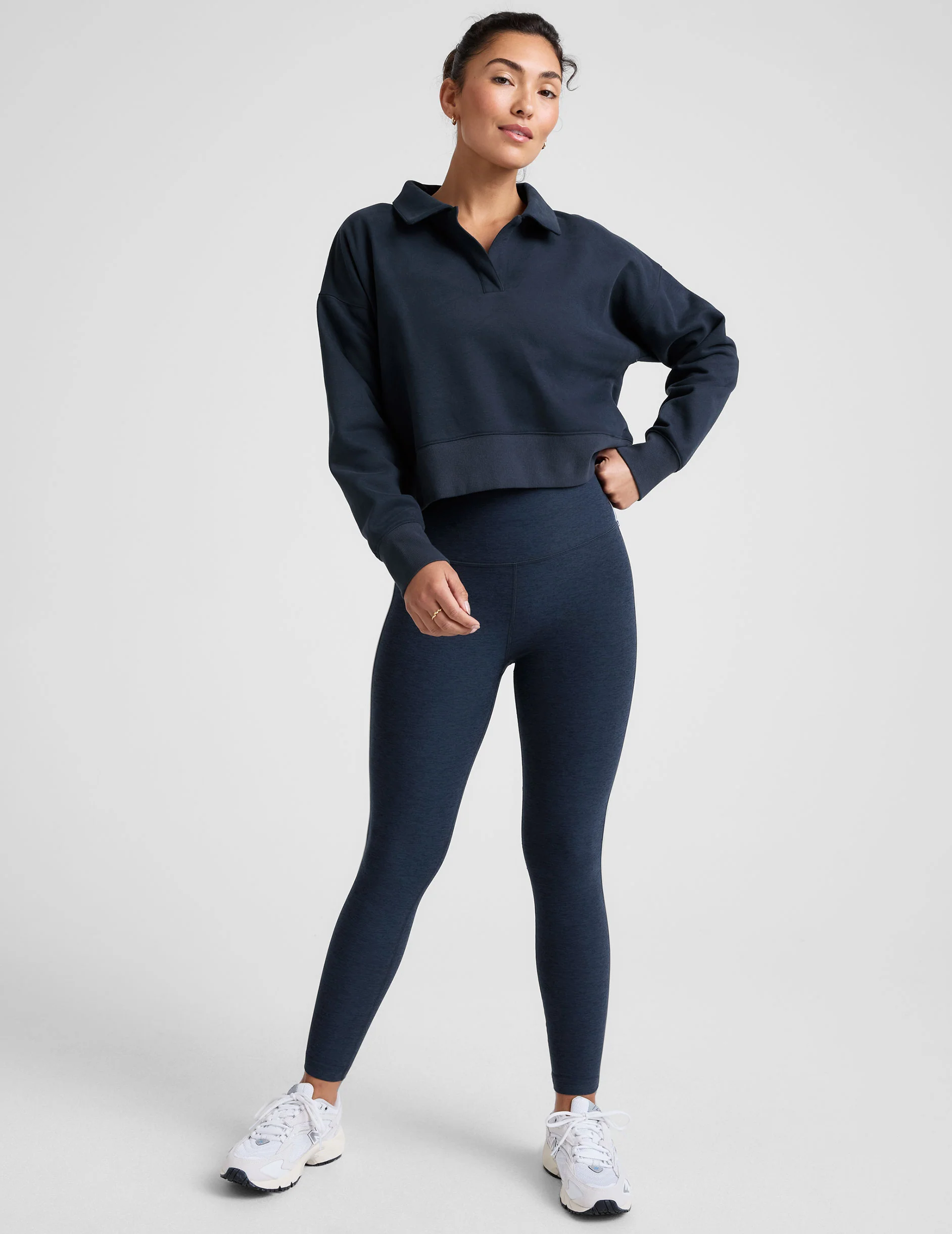 LuxeFleece™ Collared Sweatshirt - Image 6