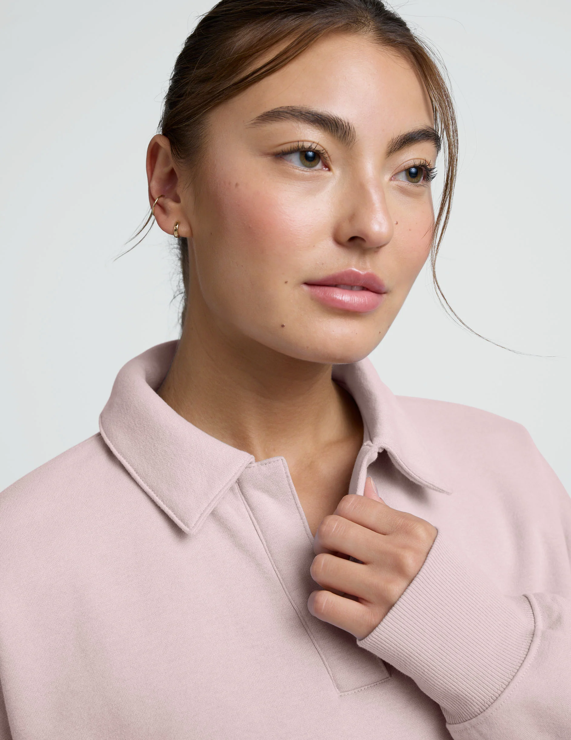 LuxeFleece™ Collared Sweatshirt - Image 5