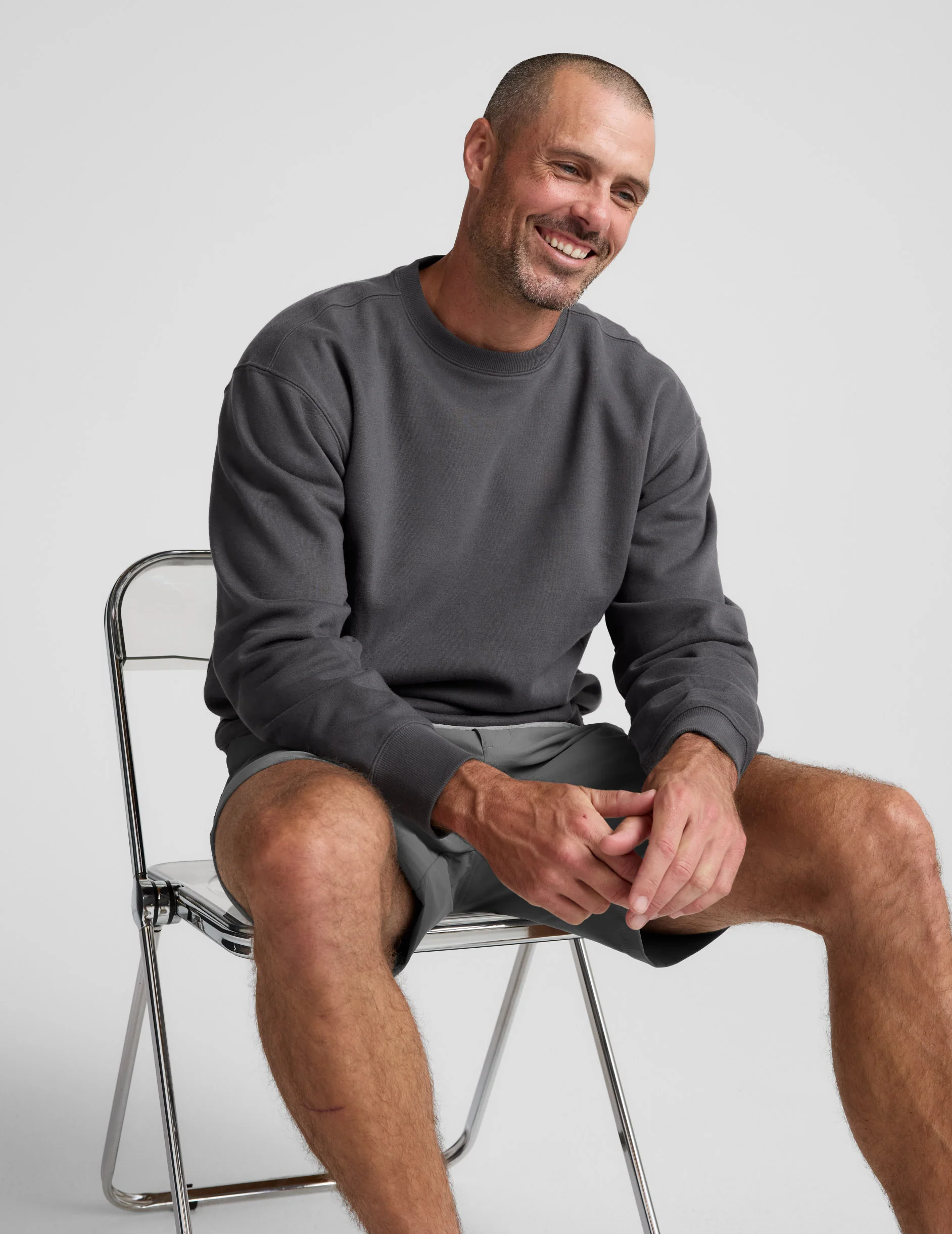 LuxeFleece™ Men's Crewneck Pullover - Image 5