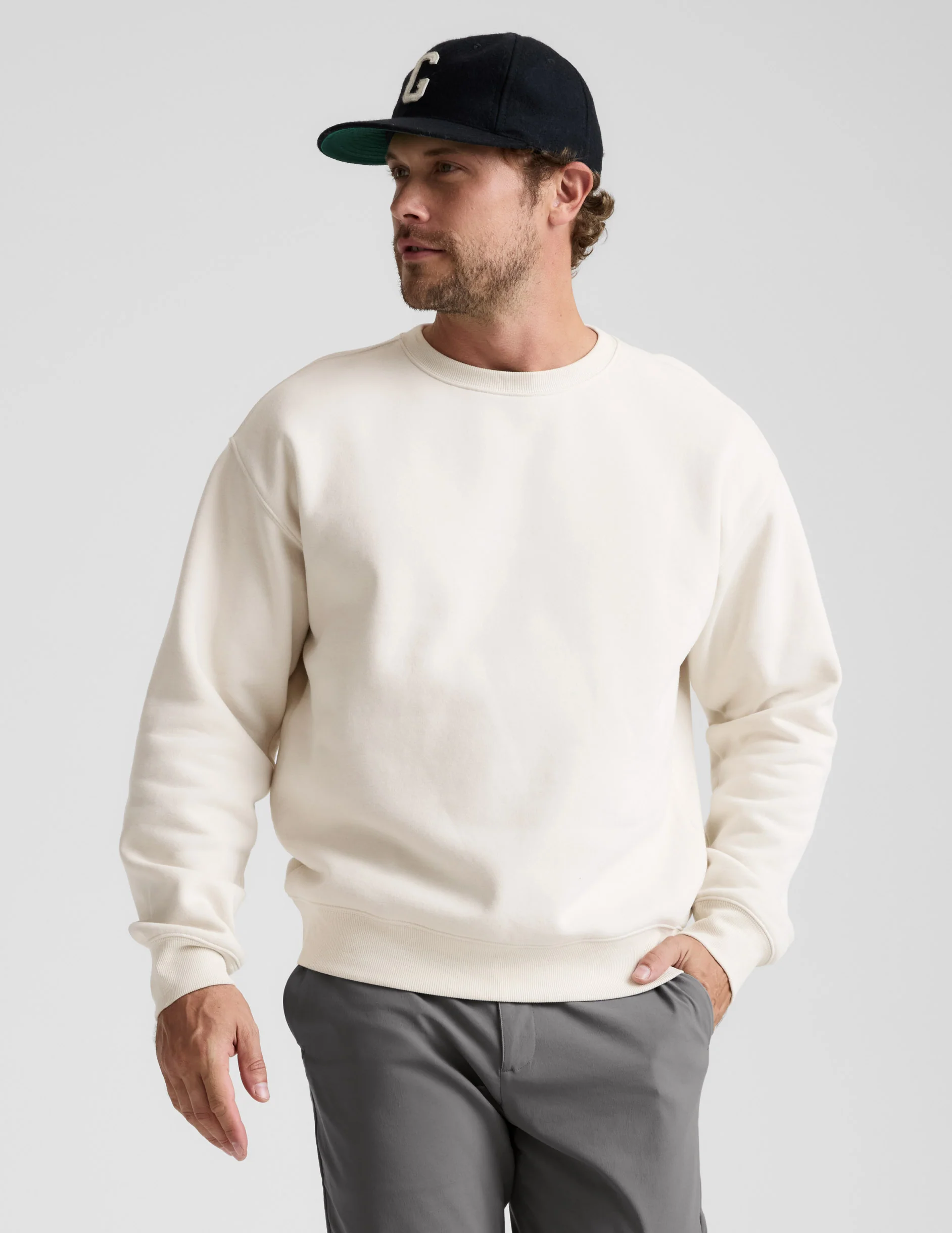 LuxeFleece™ Men's Crewneck Pullover - Image 3