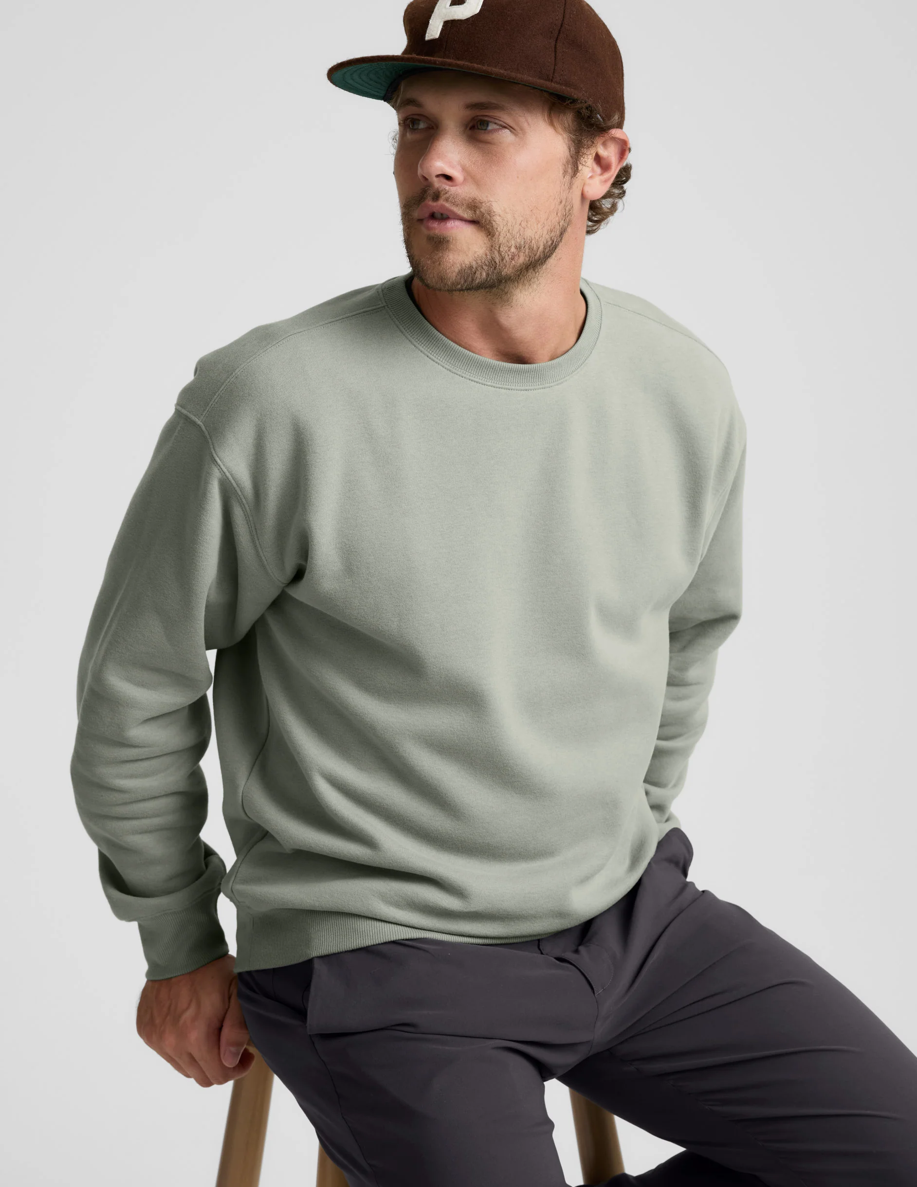 LuxeFleece™ Men's Crewneck Pullover - Image 3
