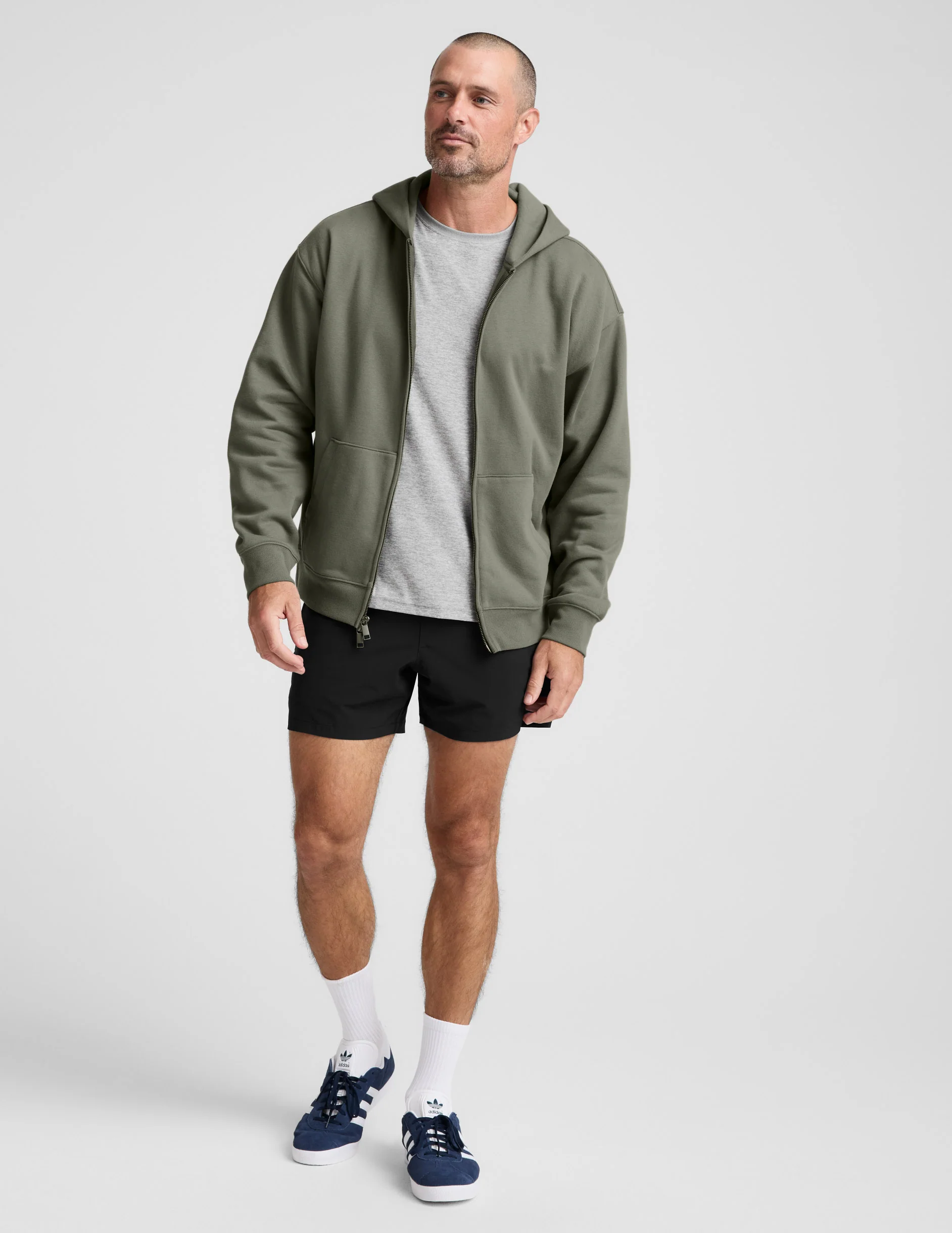 LuxeFleece™ Men's Full Zip Hoodie - Image 3