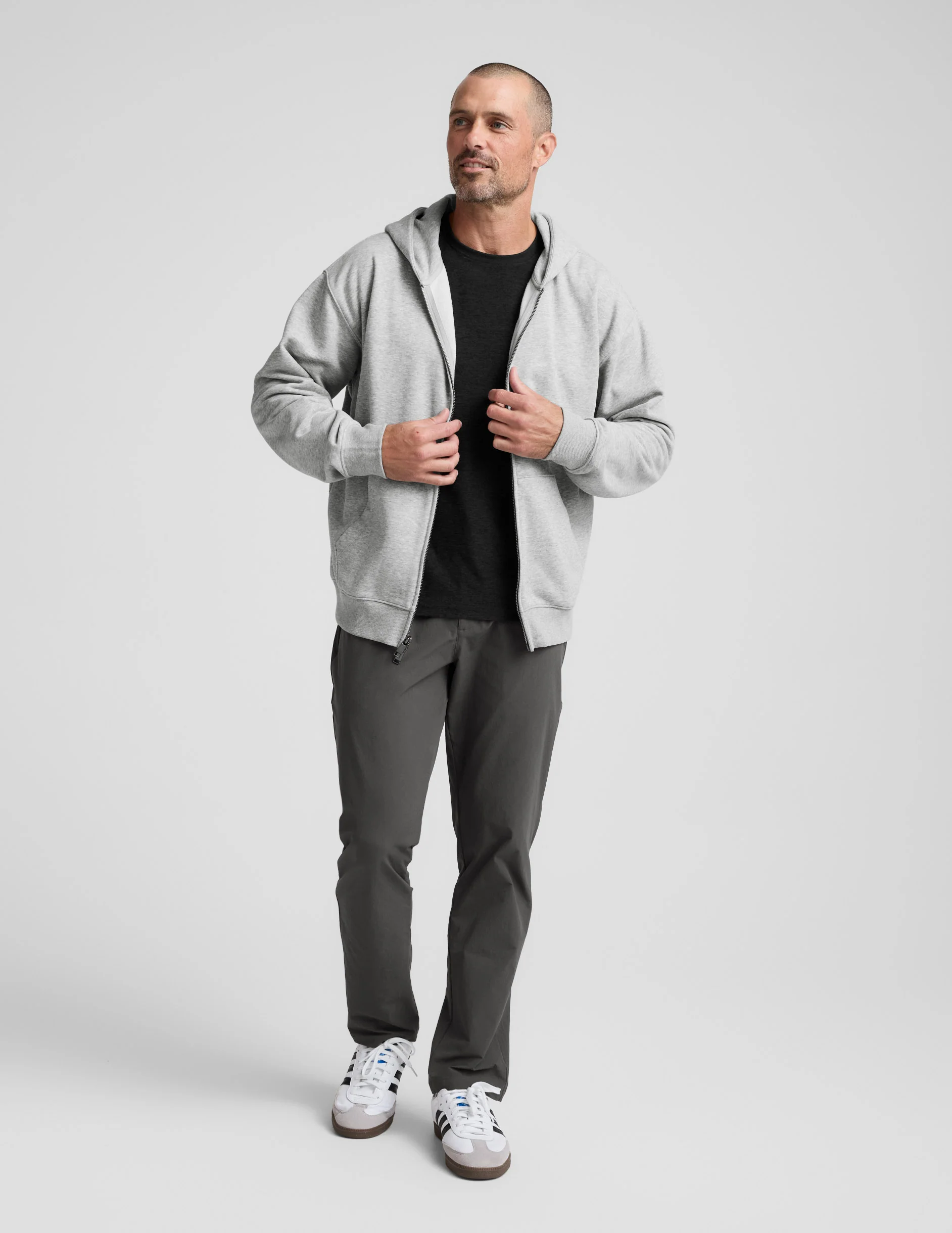 LuxeFleece™ Men's Full Zip Hoodie - Image 2