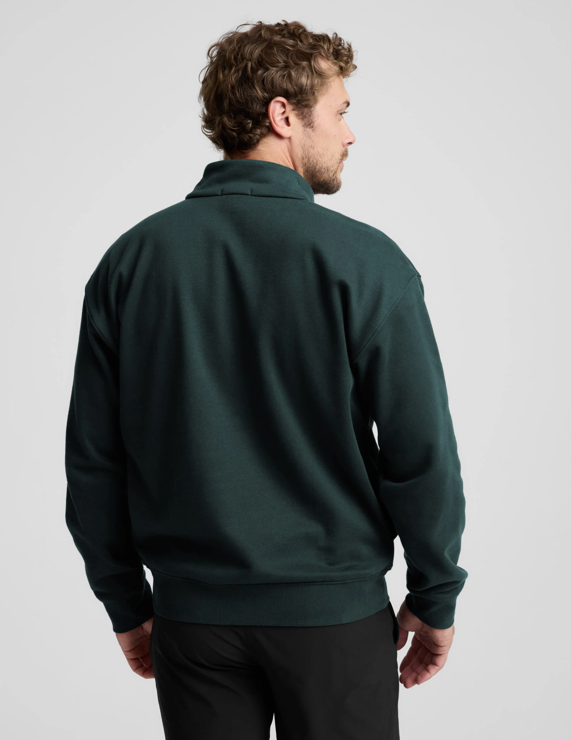 LuxeFleece™ Men's Half Zip Pullover - Image 2