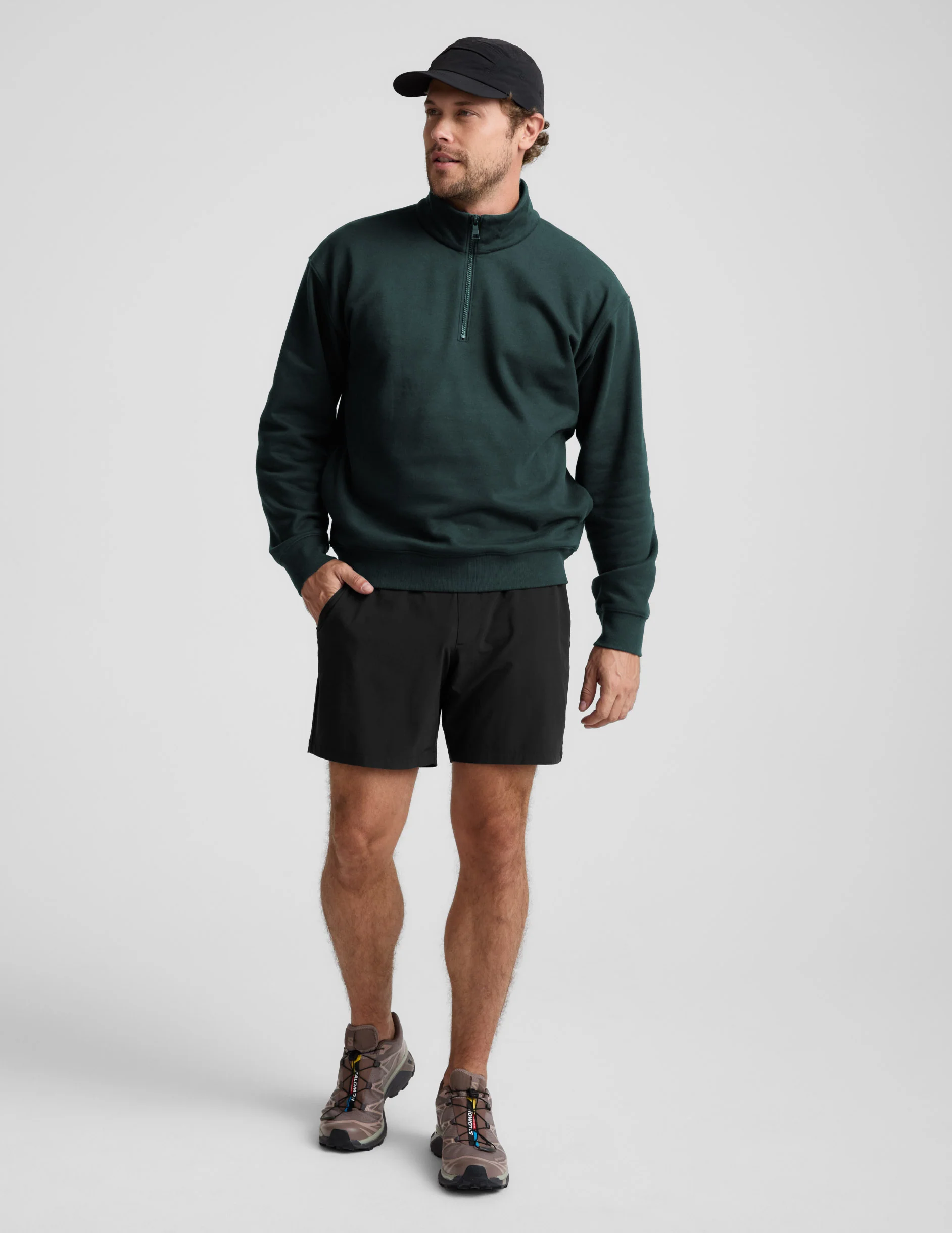 LuxeFleece™ Men's Half Zip Pullover - Image 3