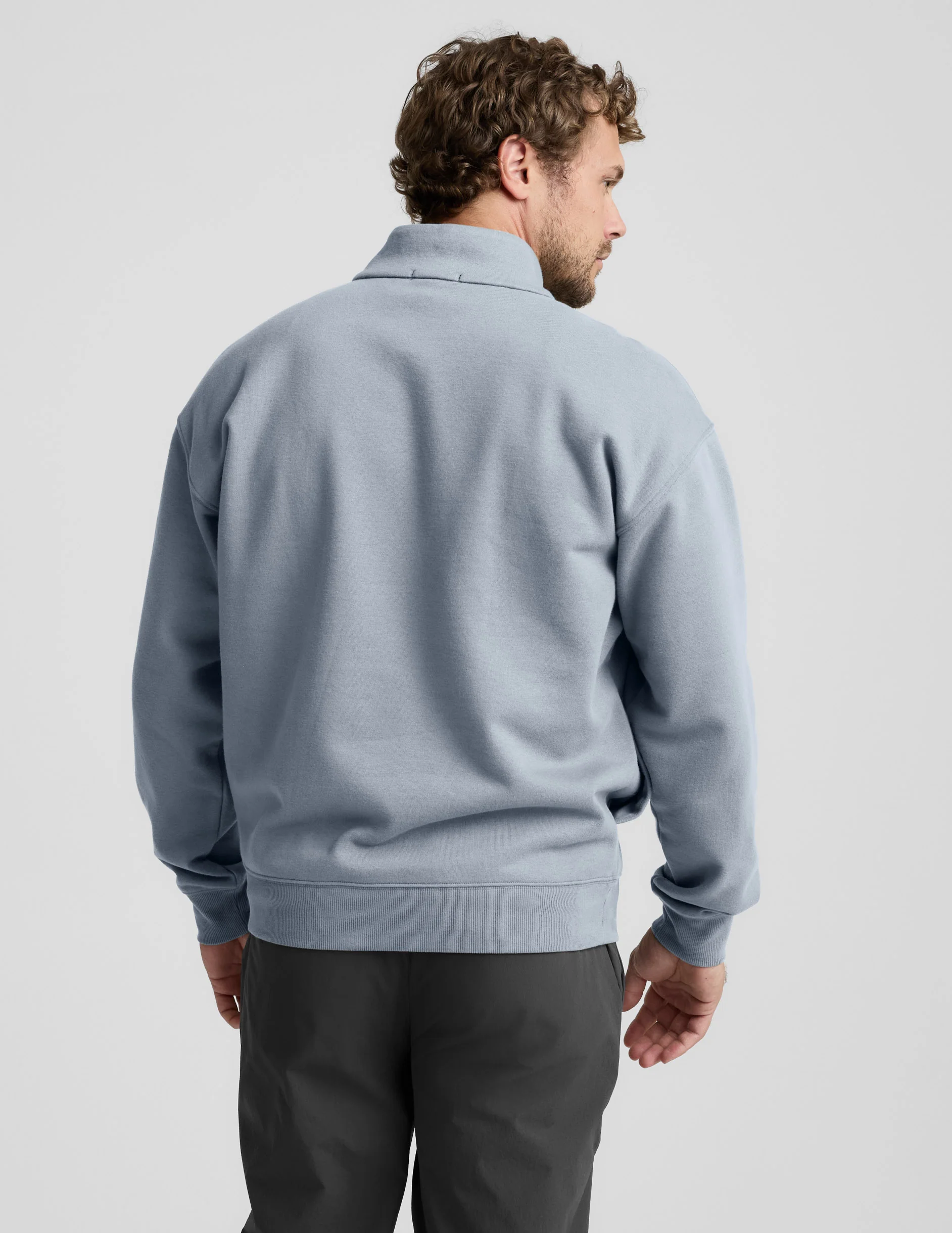 LuxeFleece™ Men's Half Zip Pullover - Image 3
