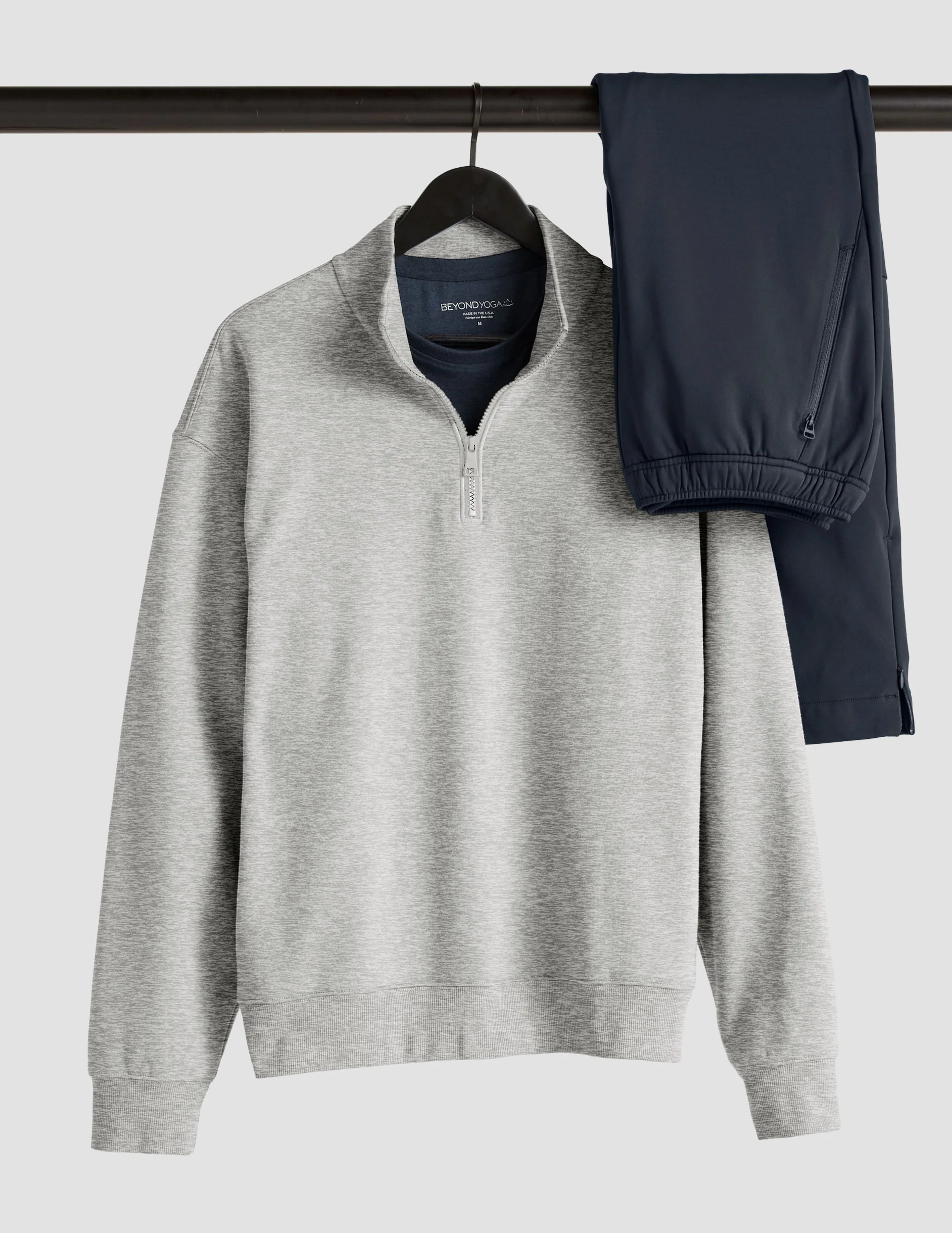 LuxeFleece™ Men's Half Zip Pullover - Image 6