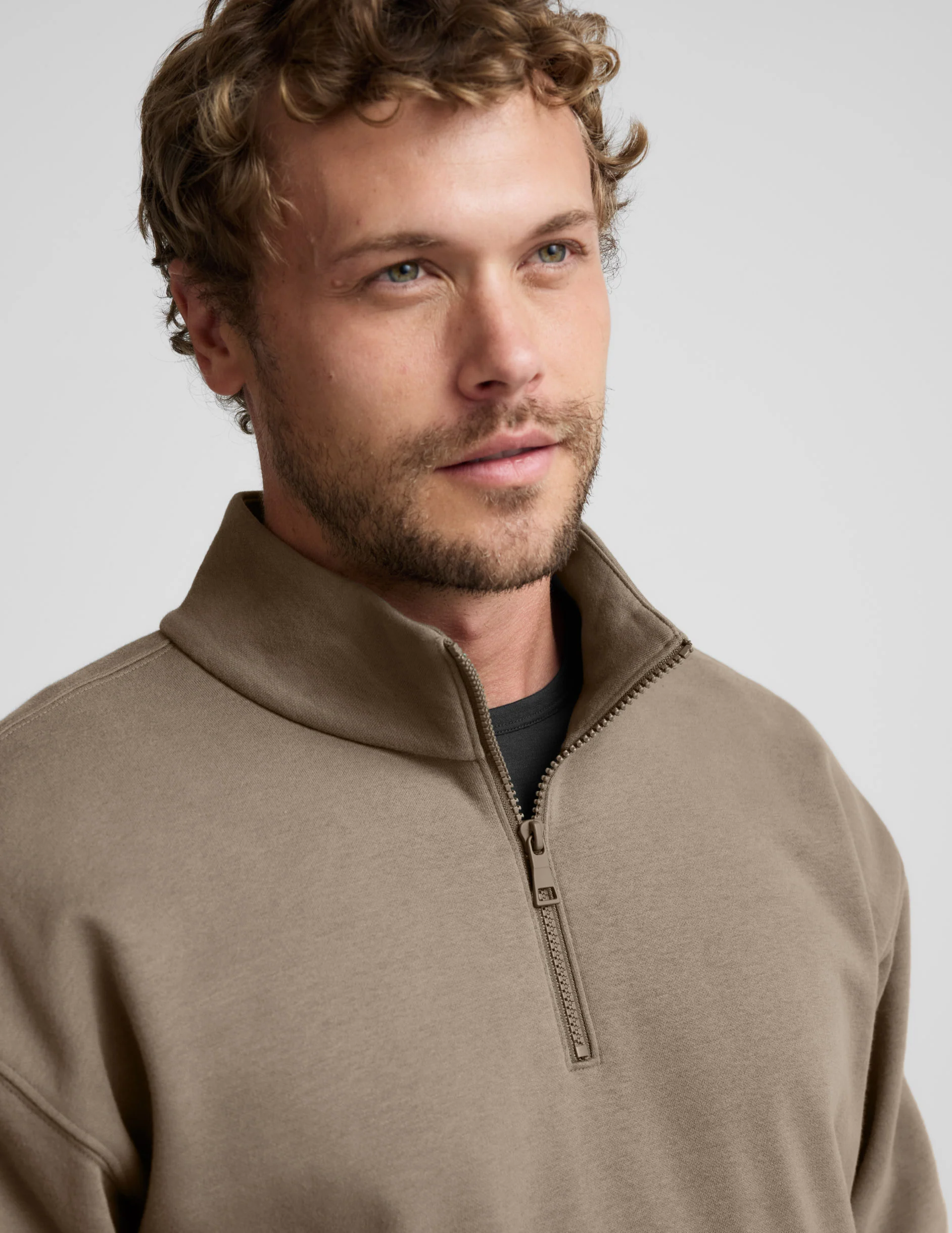 LuxeFleece™ Men's Half Zip Pullover - Image 5