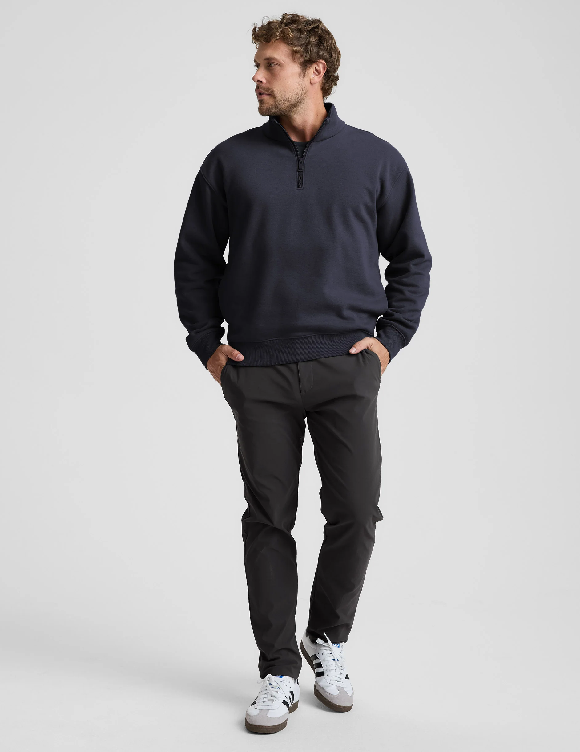 LuxeFleece™ Men's Half Zip Pullover - Image 3